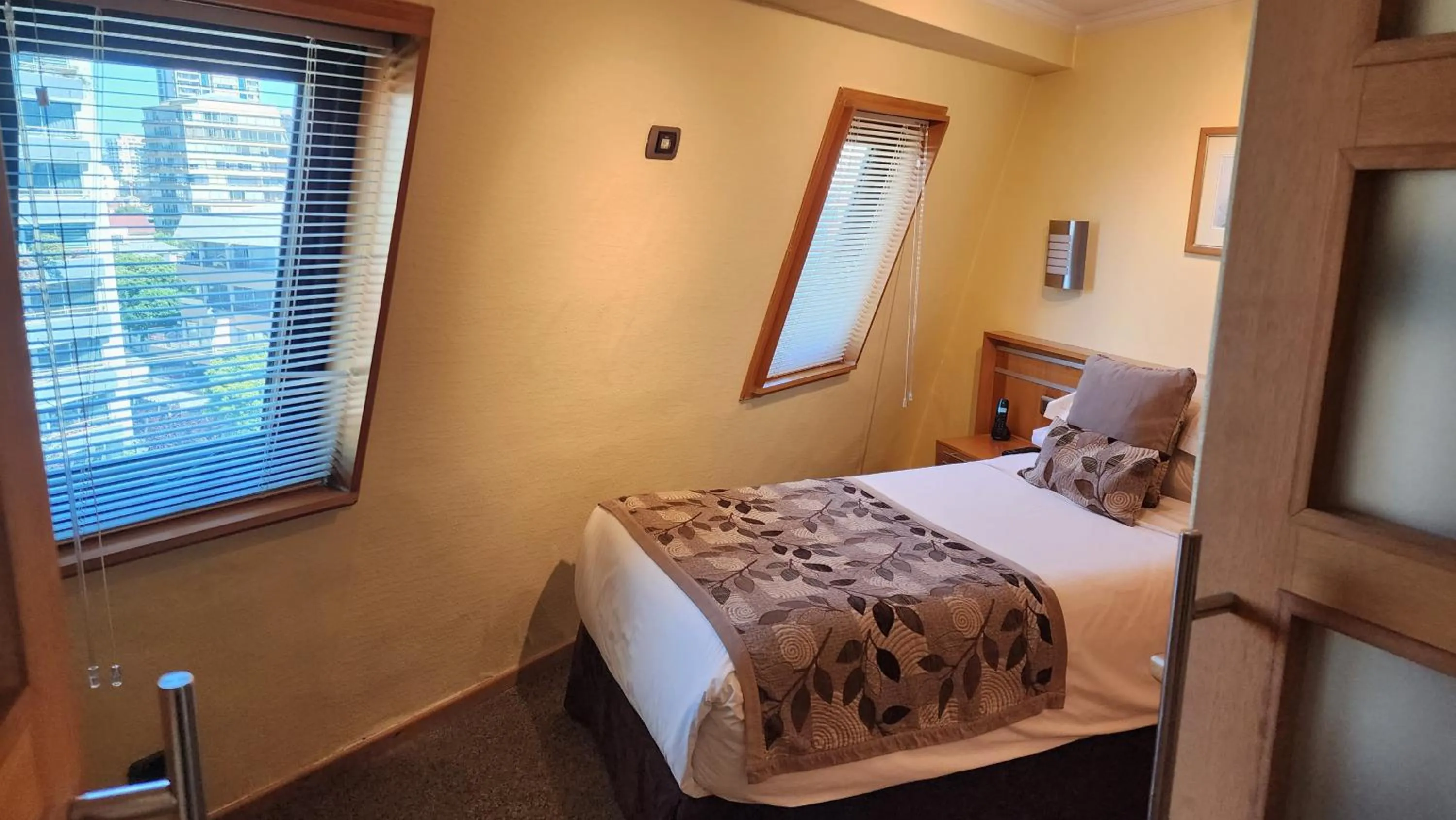 Bed in Hotel Restaurante Ankara