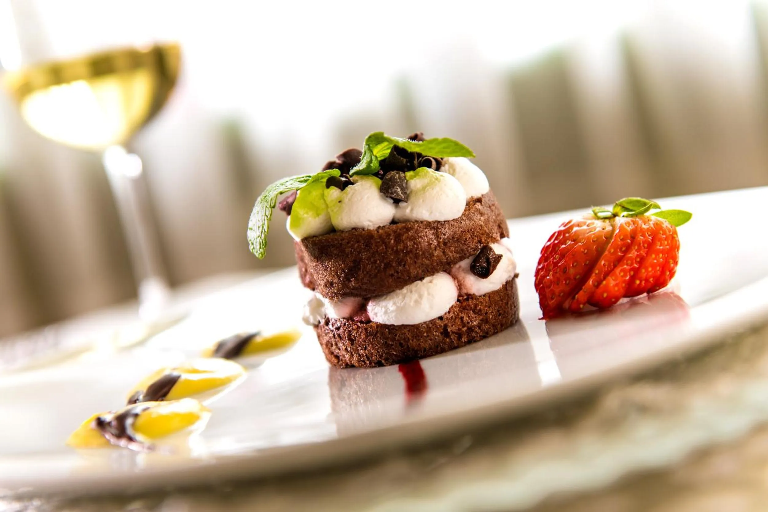 Food close-up in Hotel La Perla Wellness & Beauty