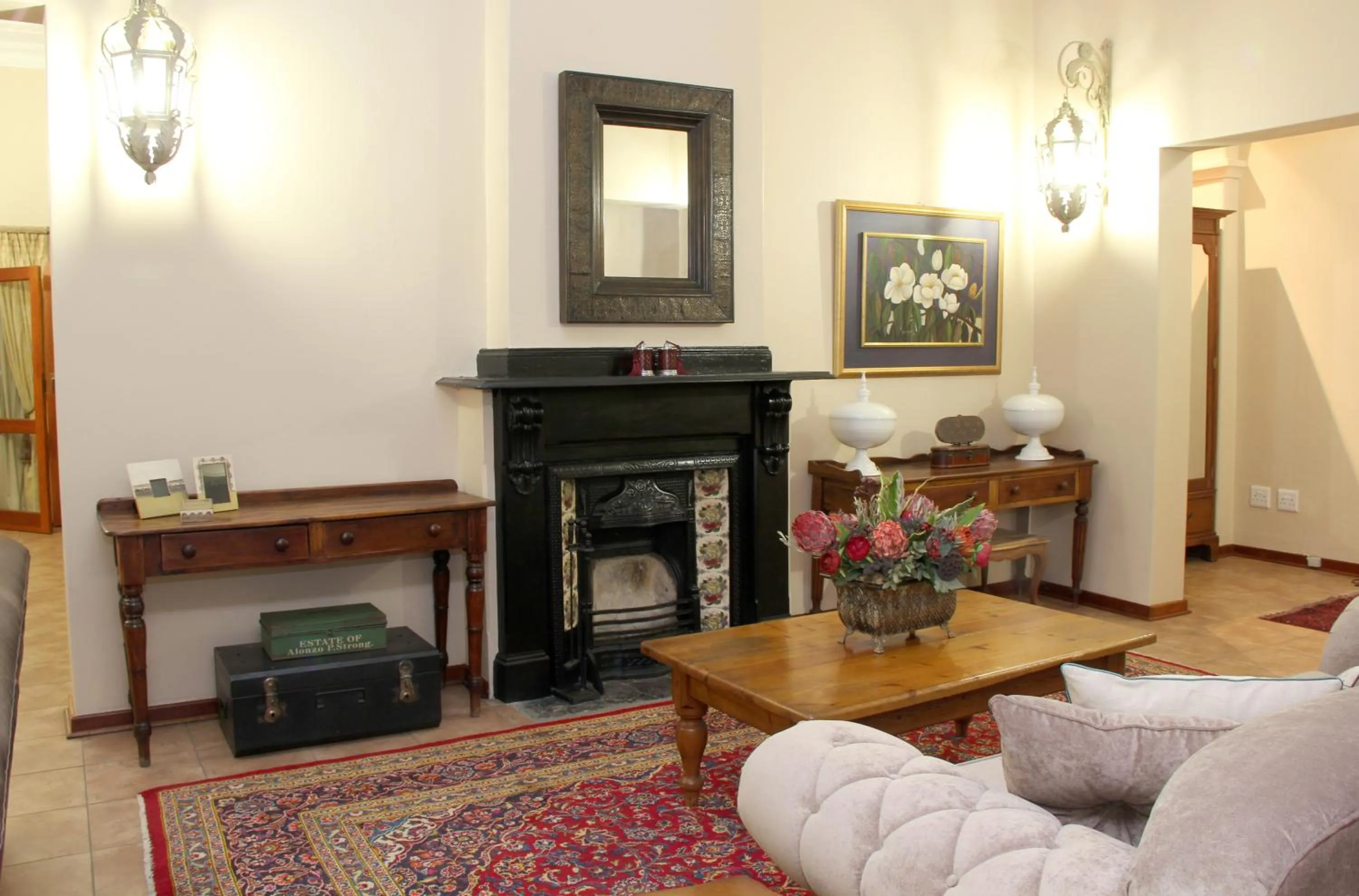 Seating area in Del Roza Guest House