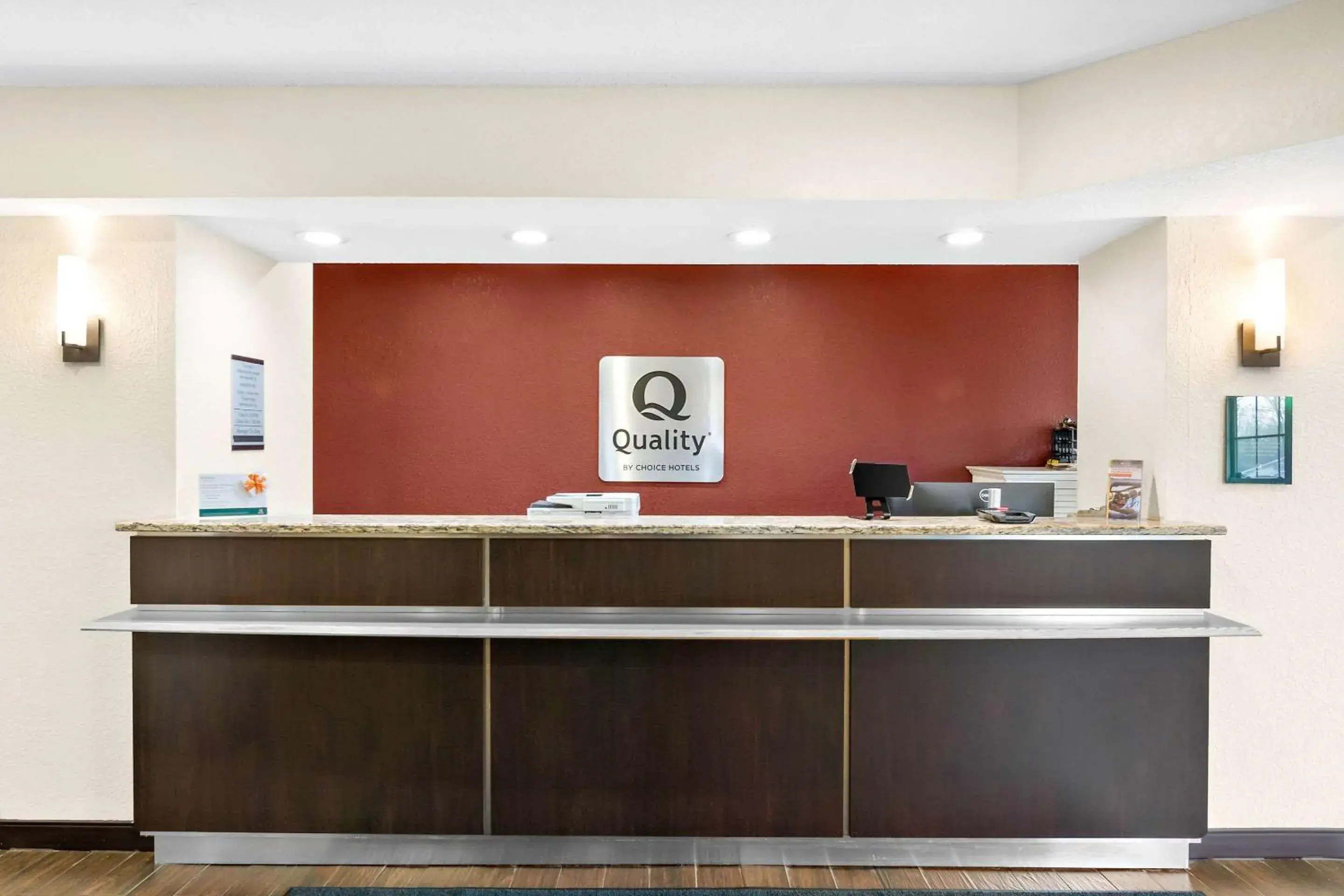 Lobby or reception in Quality Inn Lobby or reception in Quality Inn