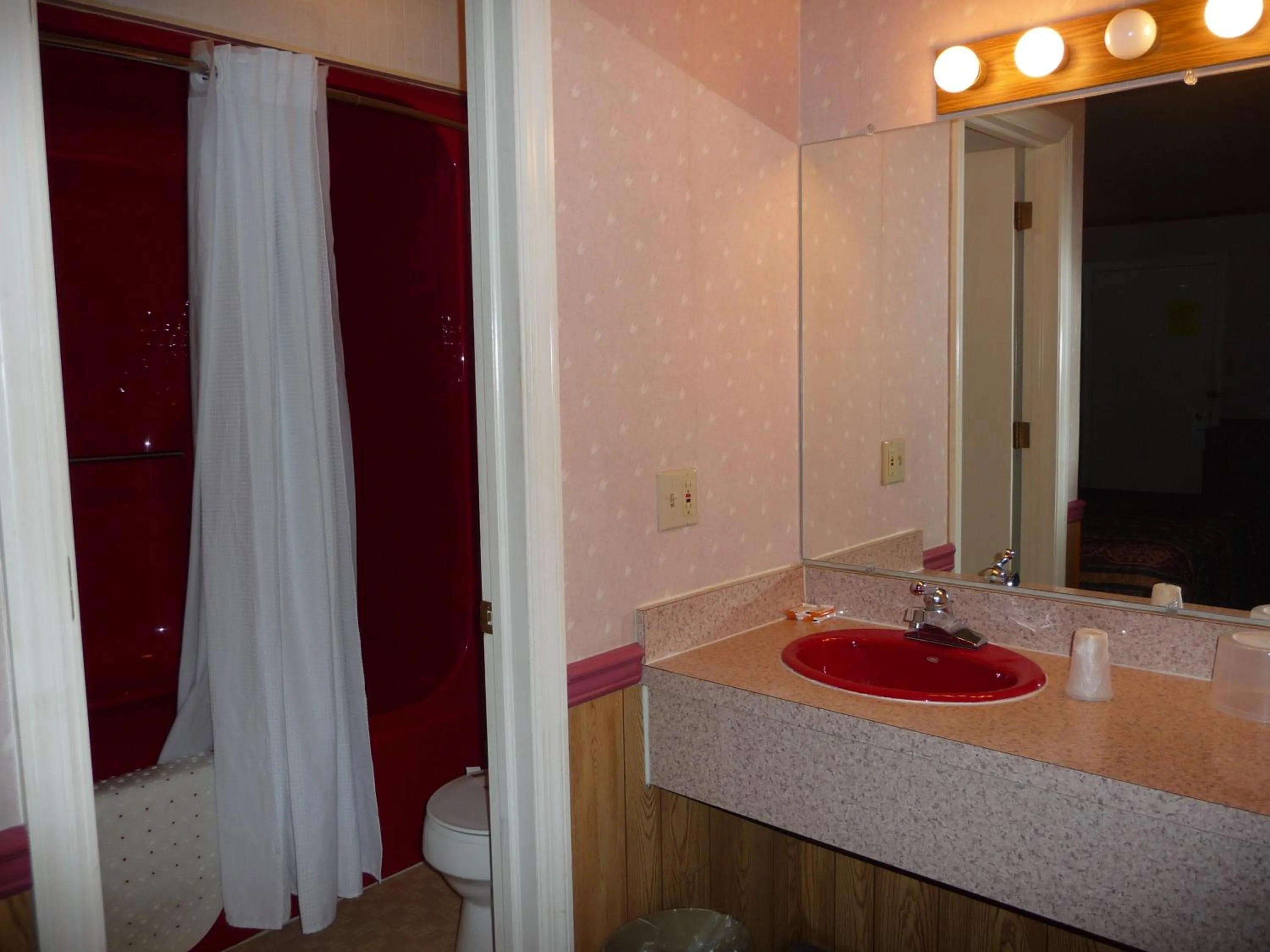 Bathroom in Red Rose Motel