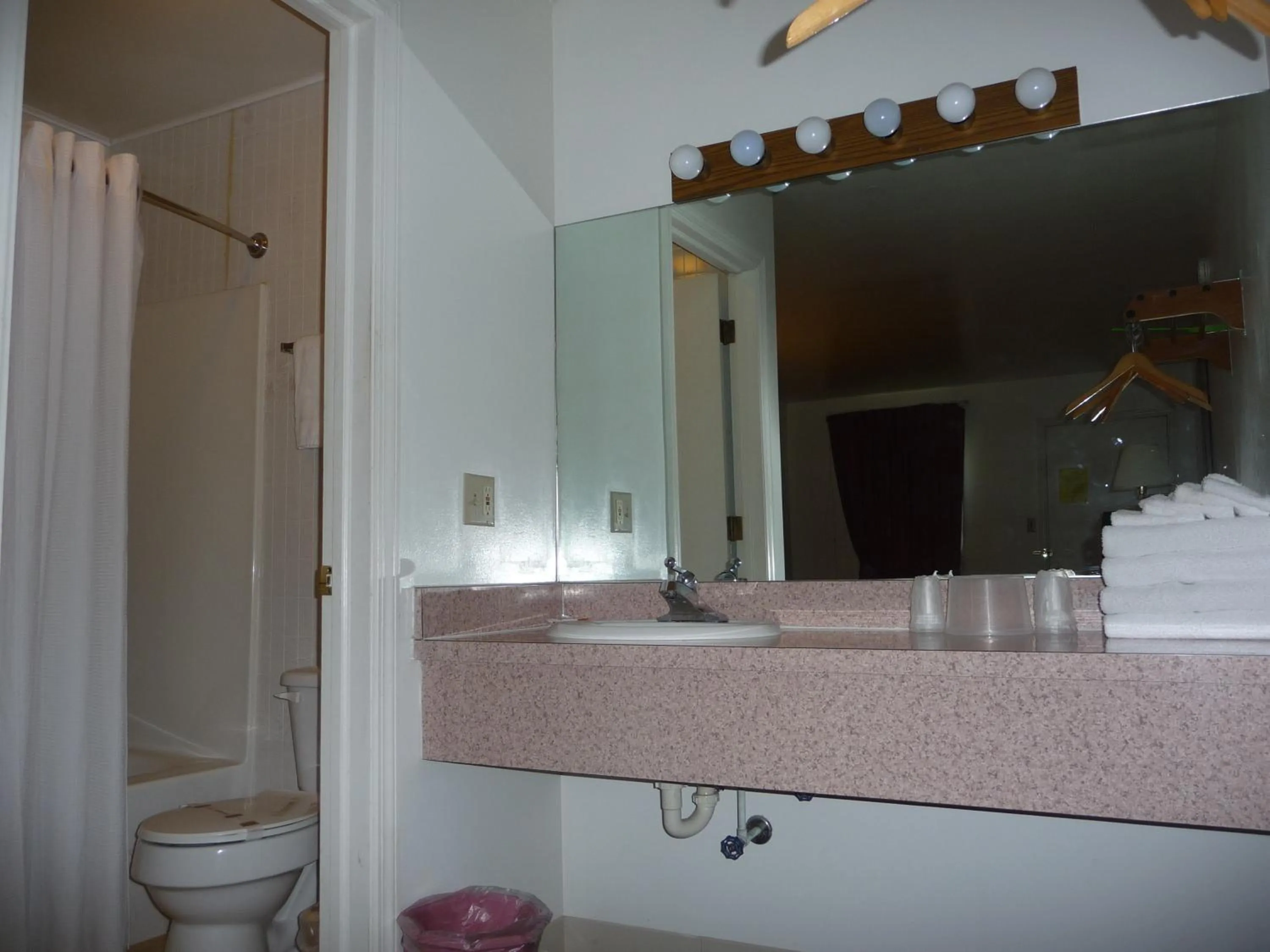 Bathroom in Red Rose Motel