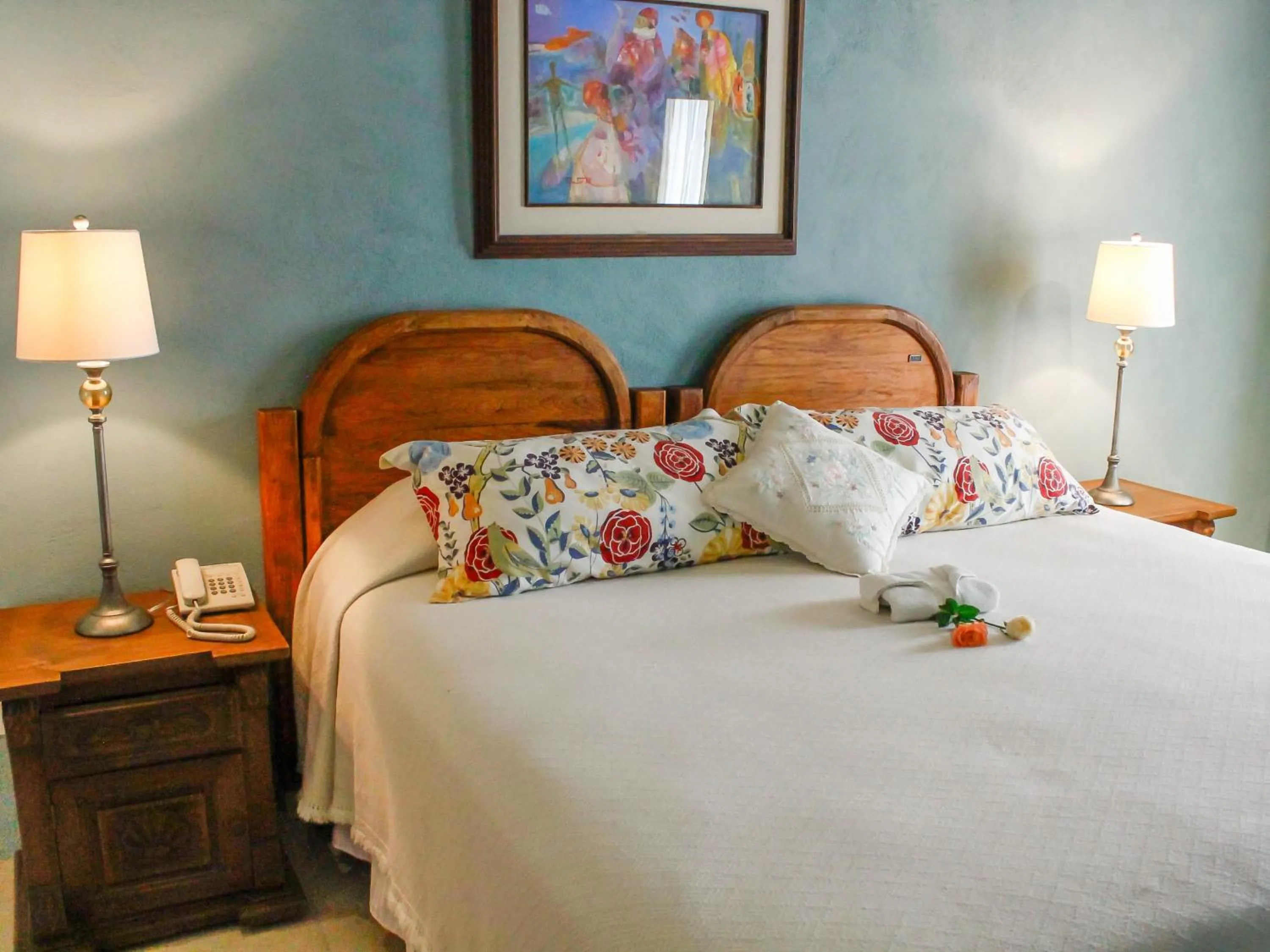 Bedroom, Bed in Villa Mirasol