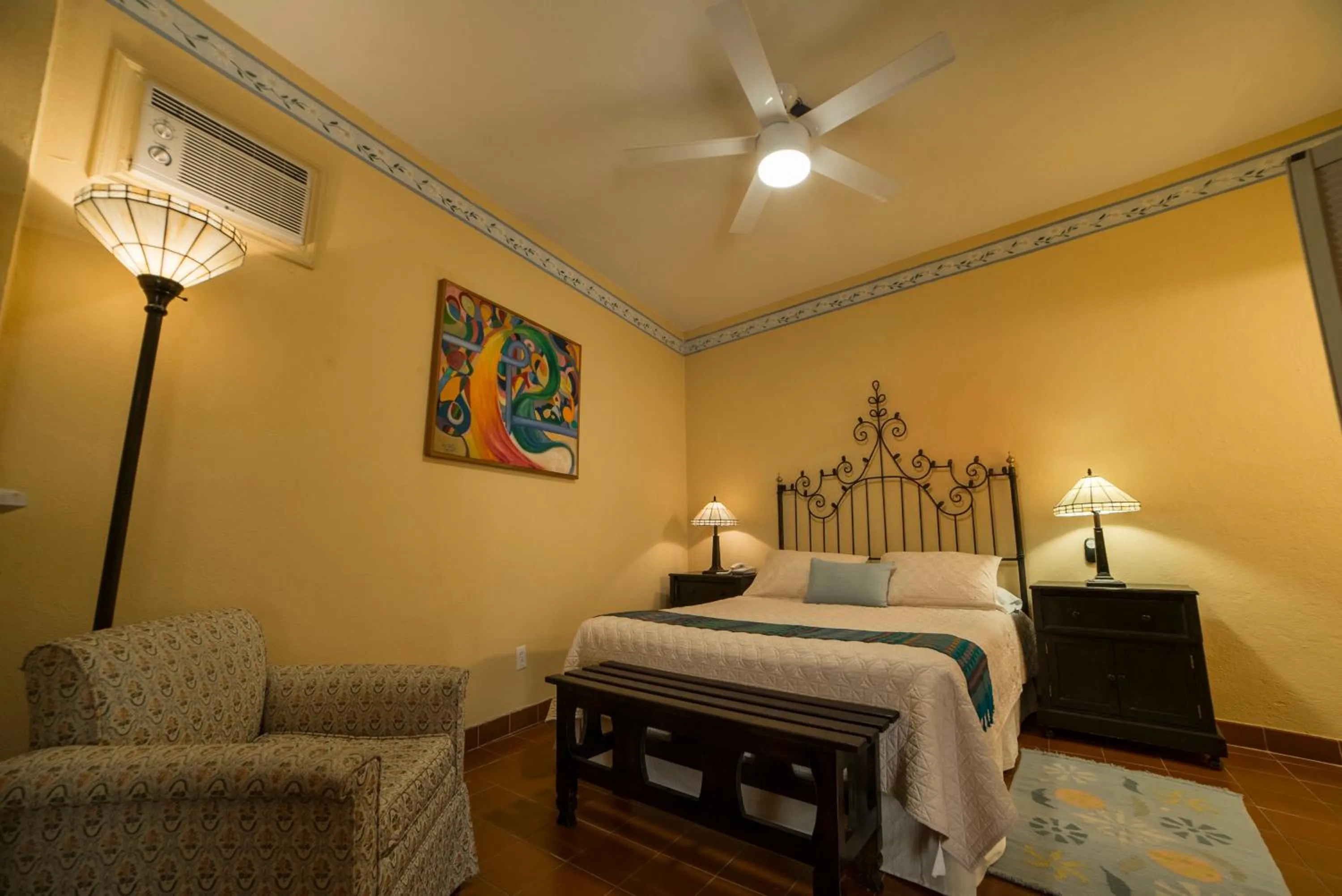 Bedroom, Bed in Villa Mirasol