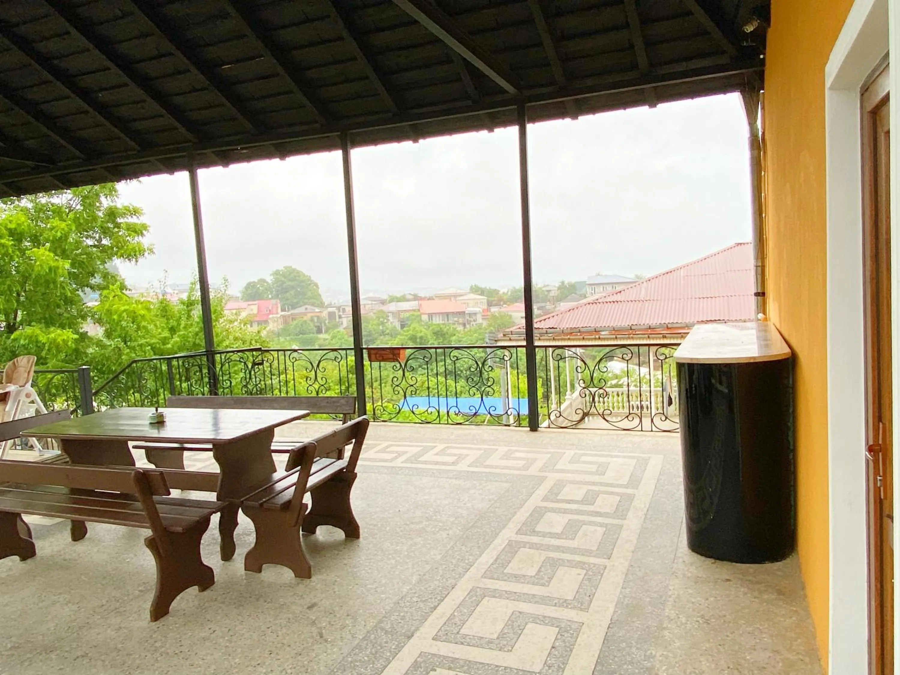 Patio in Hotel Orange Kutaisi
