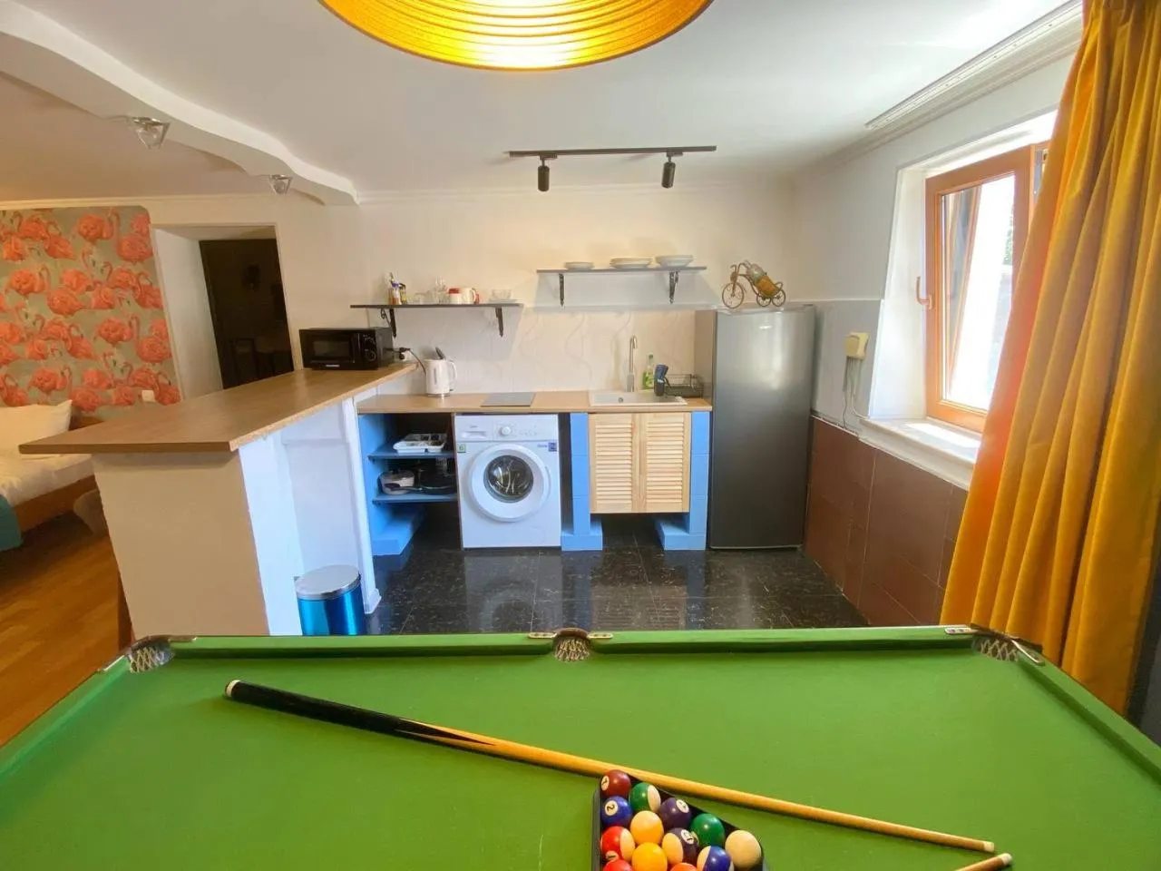 Kitchen or kitchenette in Hotel Orange Kutaisi