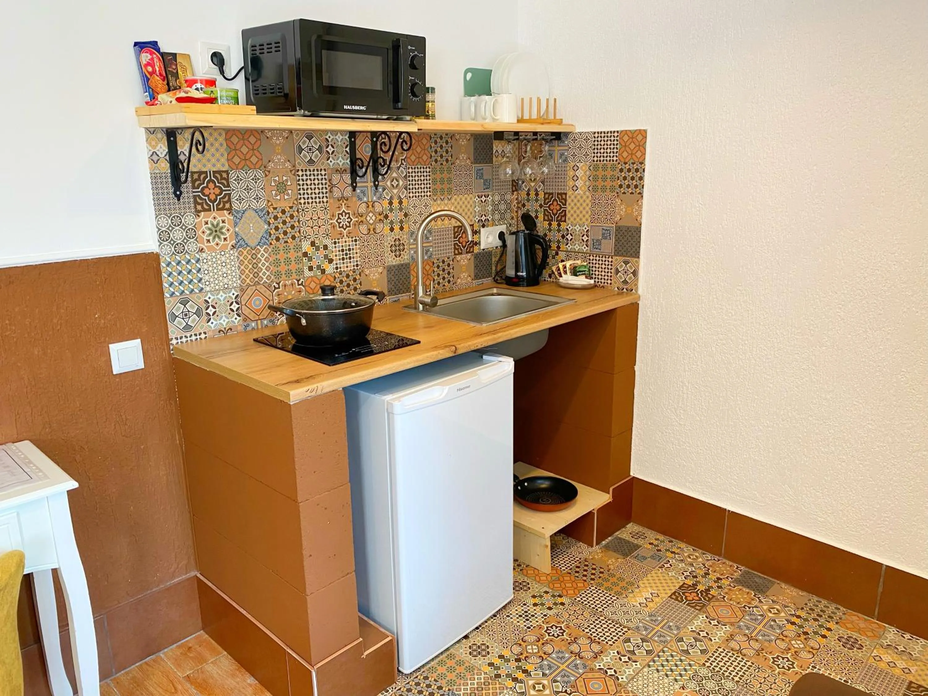 kitchen in Hotel Orange Kutaisi