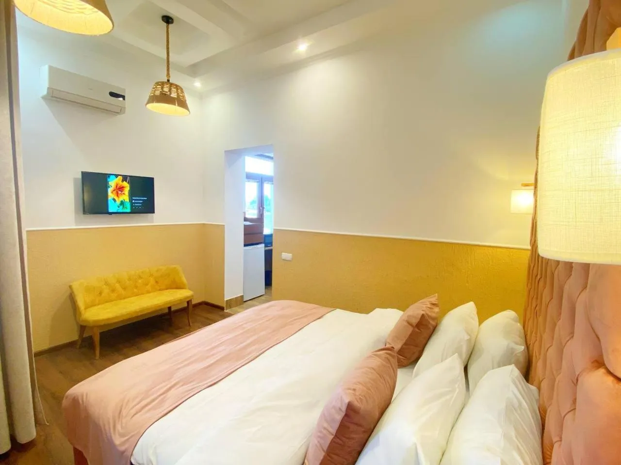 Bed in Hotel Orange Kutaisi