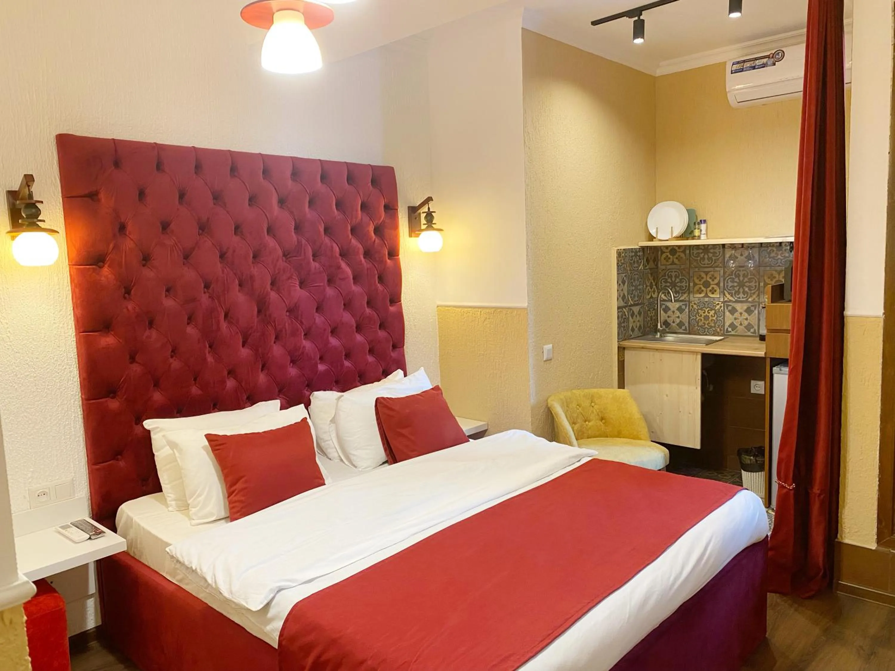 Bed in Hotel Orange Kutaisi