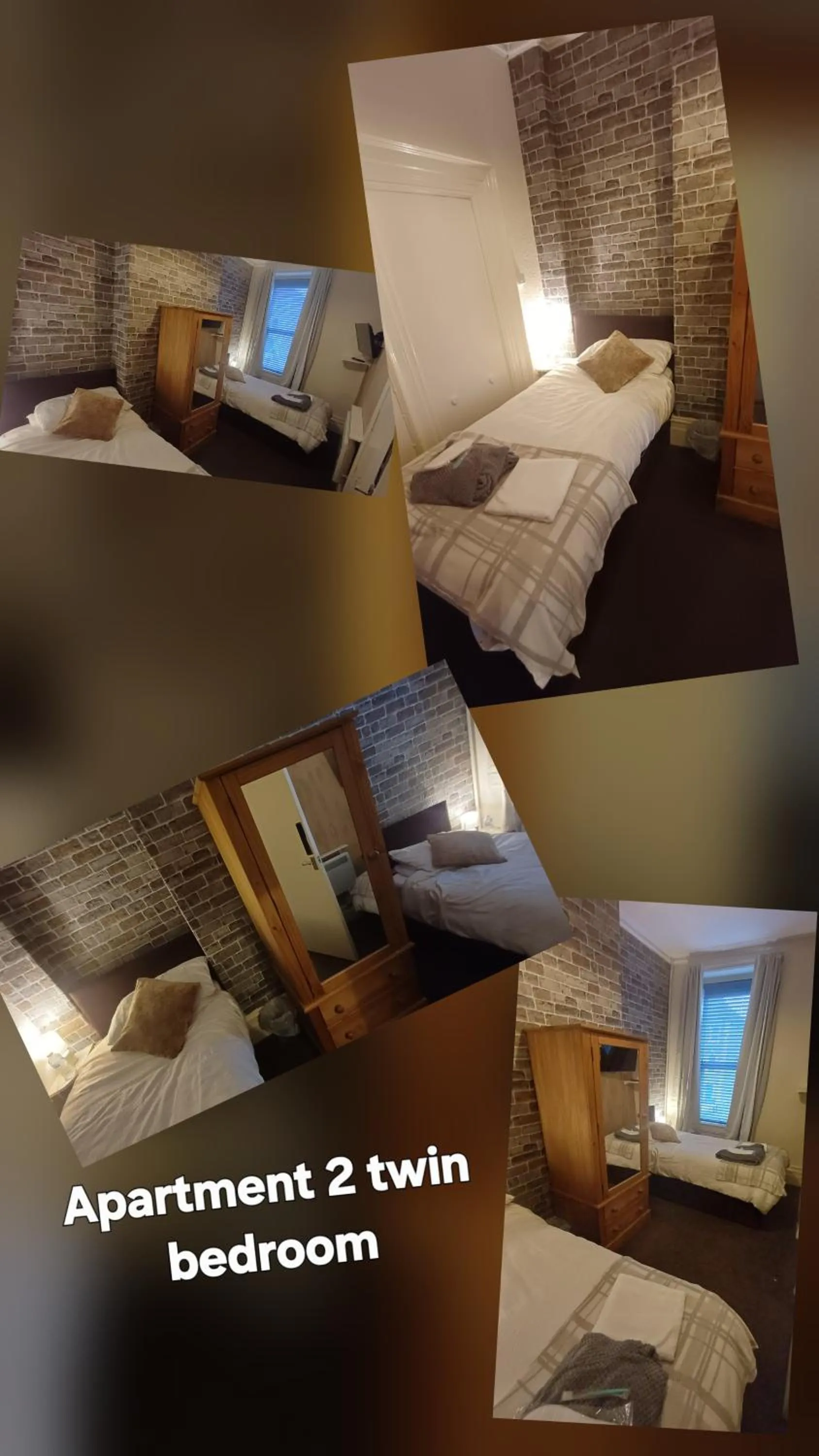 Bed in Morwenna Holiday Apartments