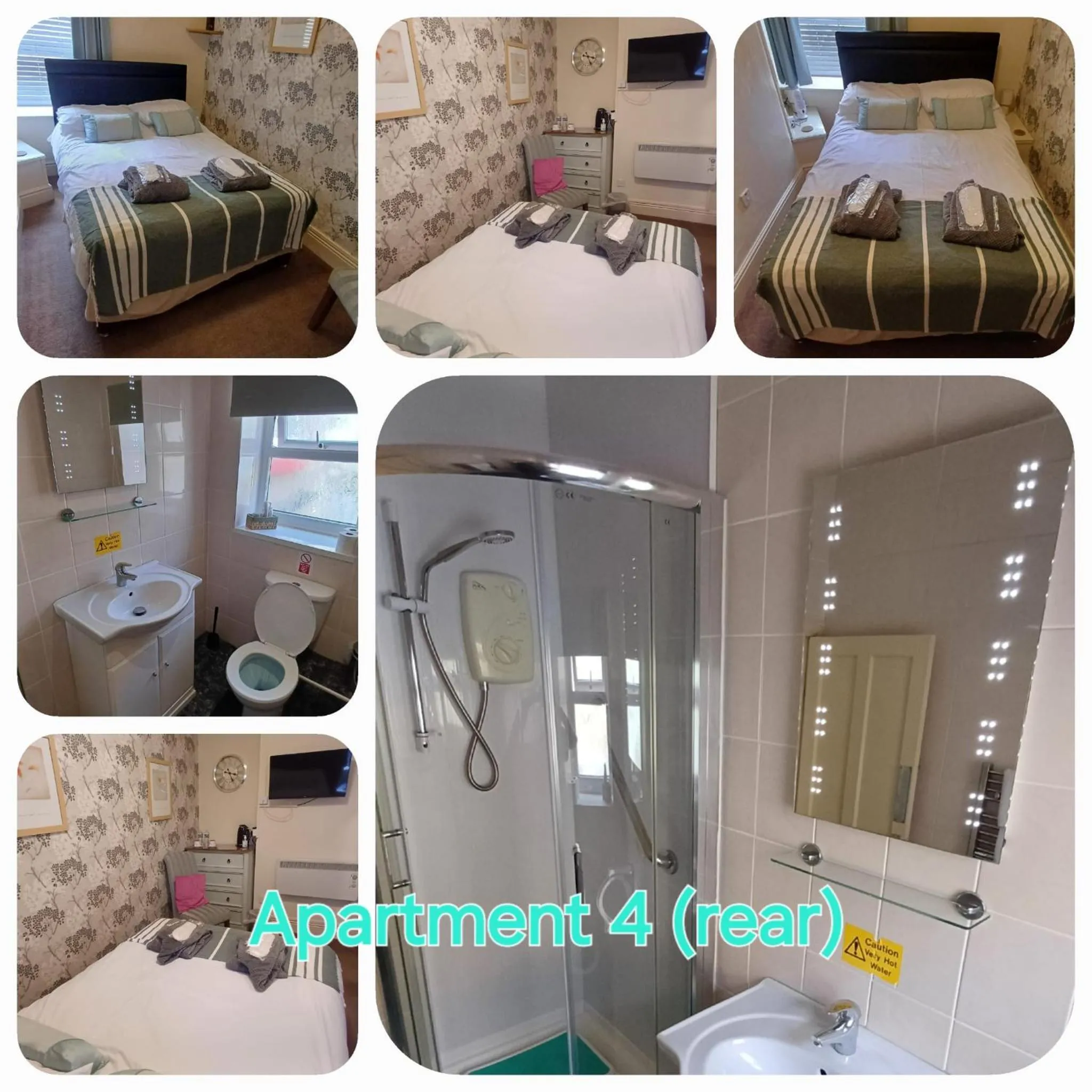 Bed in Morwenna Holiday Apartments