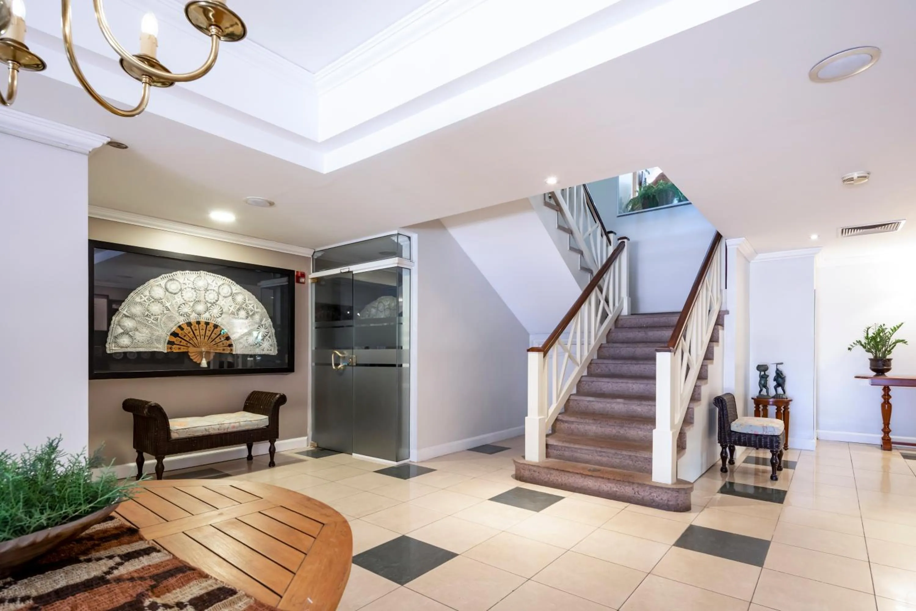 Living room in Hotel Villa Morra Suites