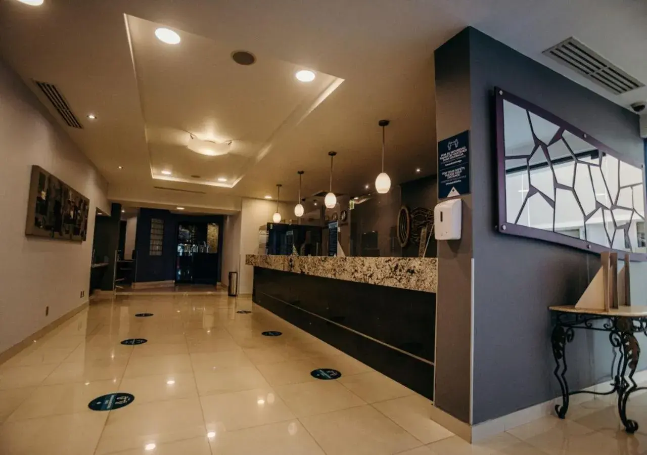 Lobby or reception in Hotel Calafia Lobby or reception in Hotel Calafia