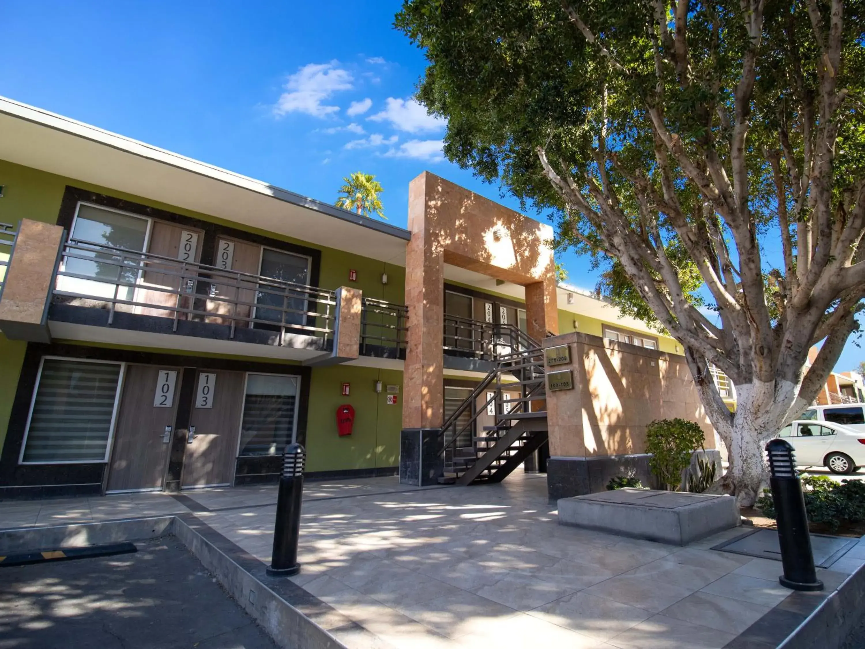 Property building in Hotel Calafia Property building in Hotel Calafia