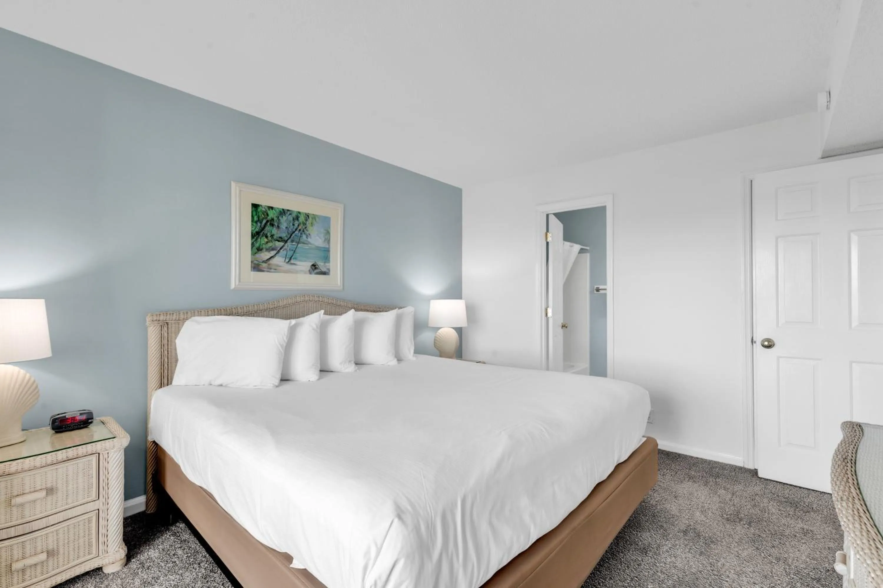 Bed in A Place at the Beach