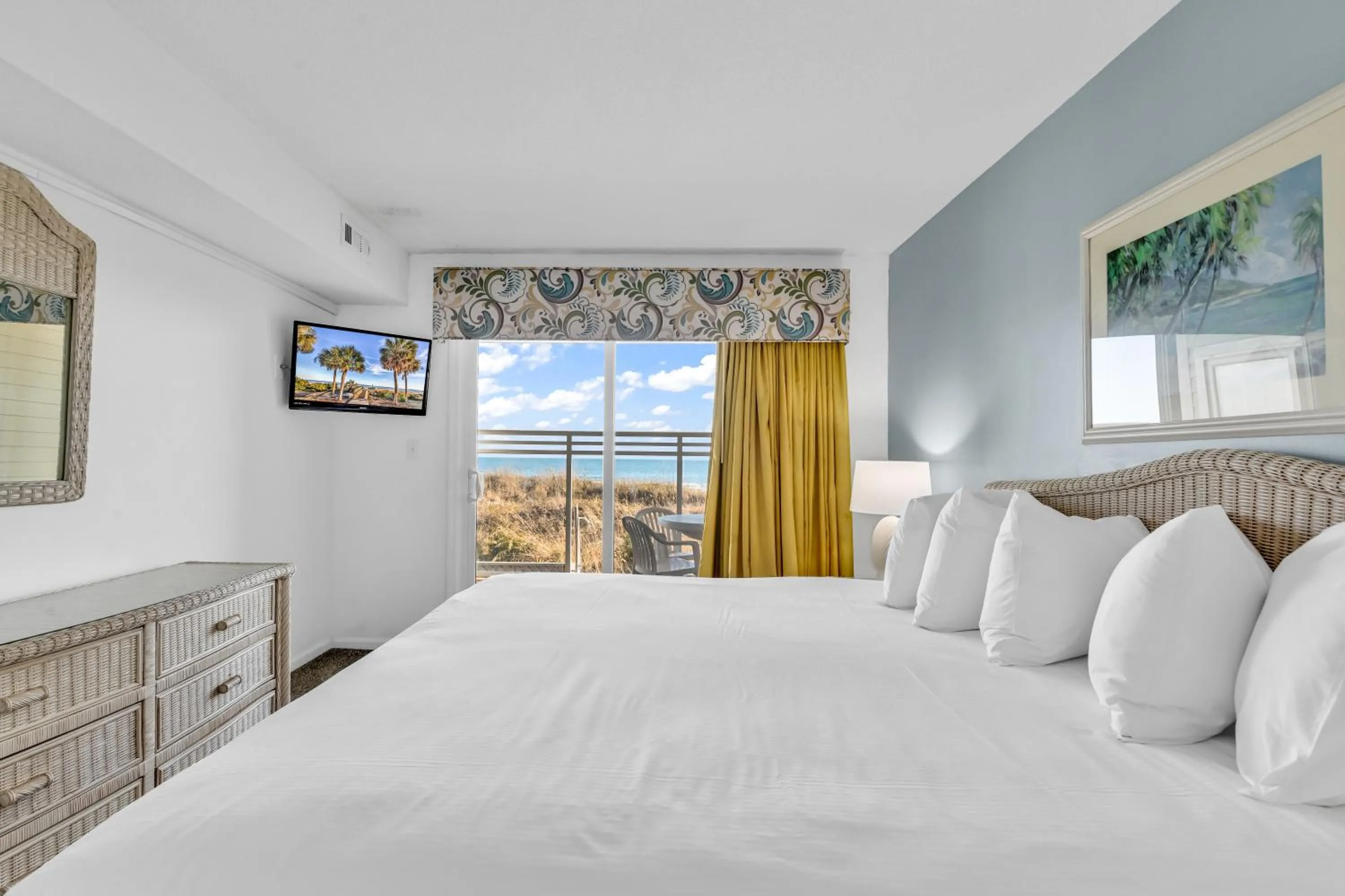 Bed in A Place at the Beach