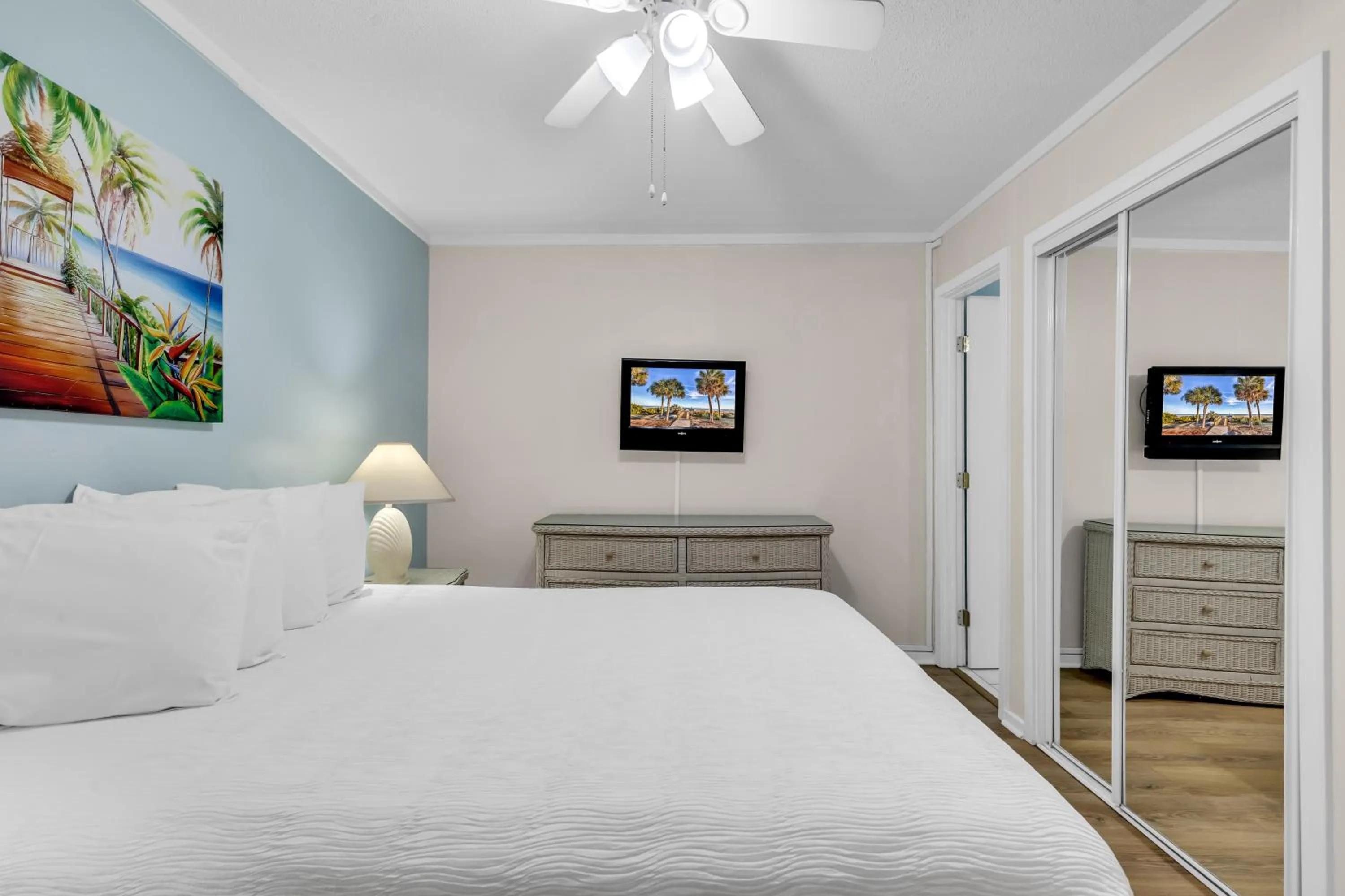 Bed in A Place at the Beach