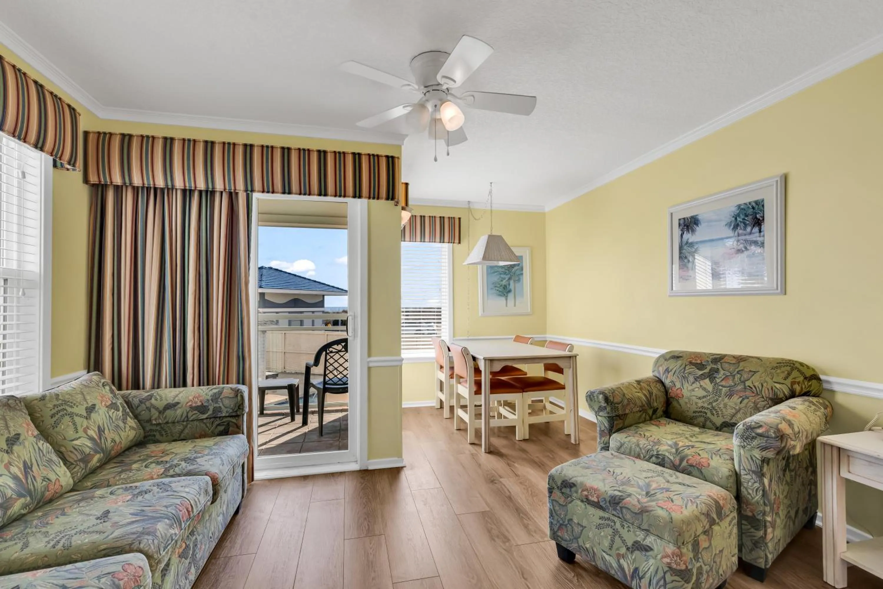 Living room in A Place at the Beach