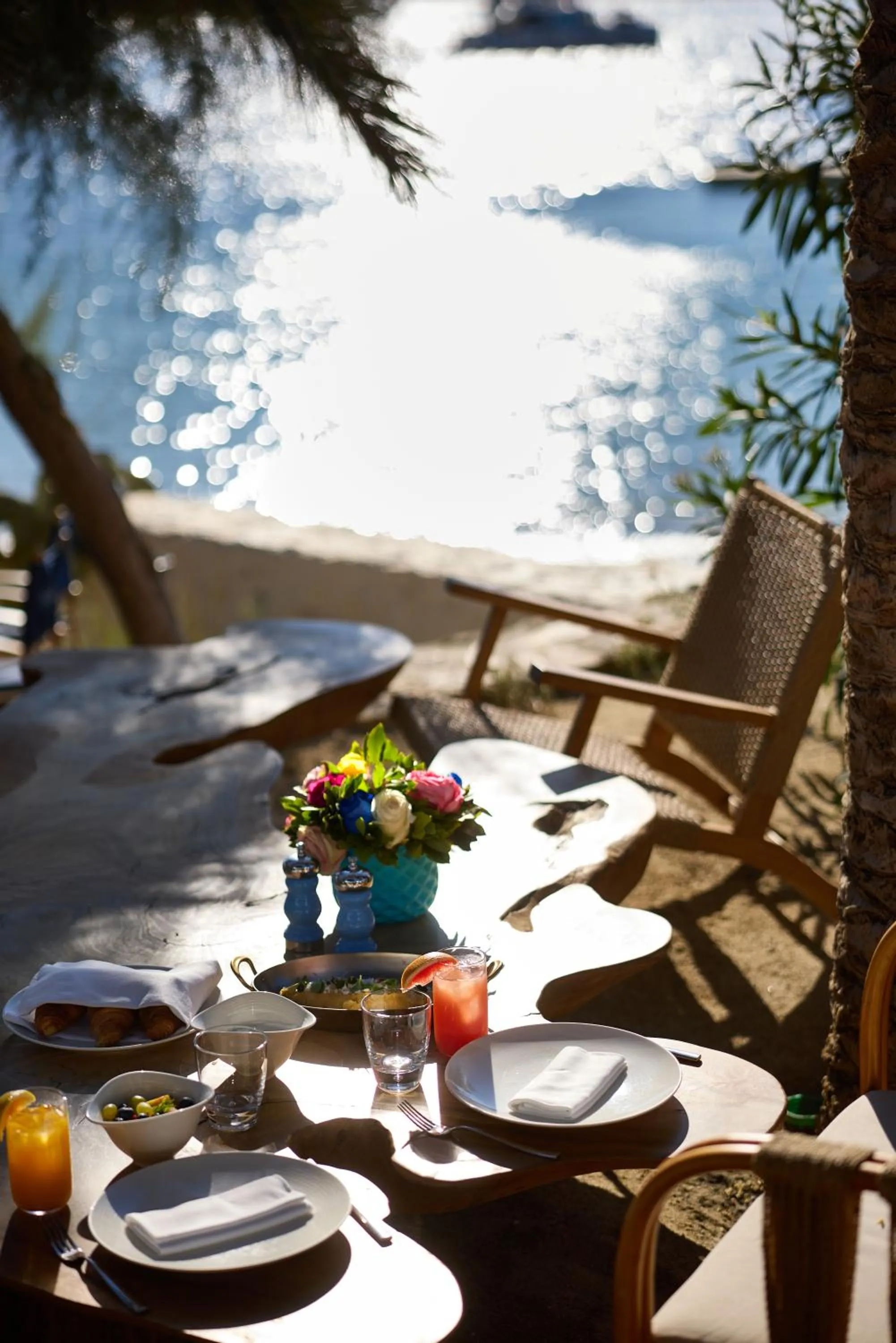 Natural landscape in Nammos Hotel Mykonos