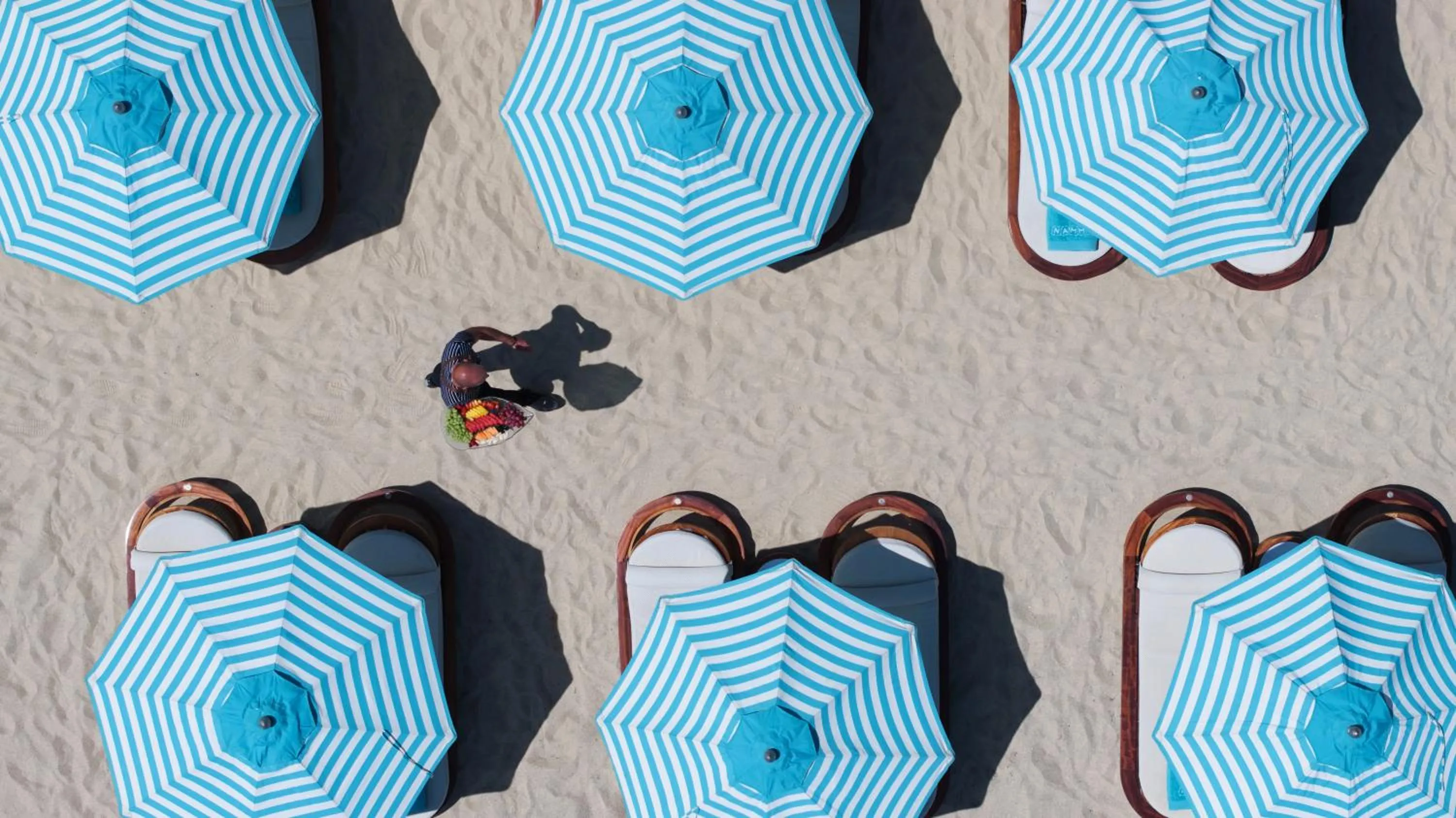 Beach in Nammos Hotel Mykonos