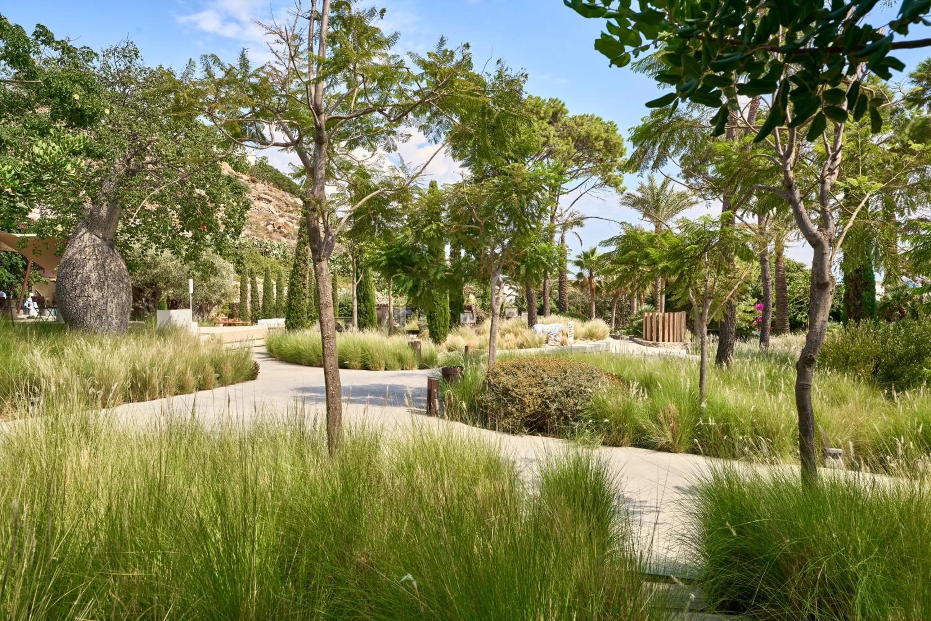 Garden in Nammos Hotel Mykonos