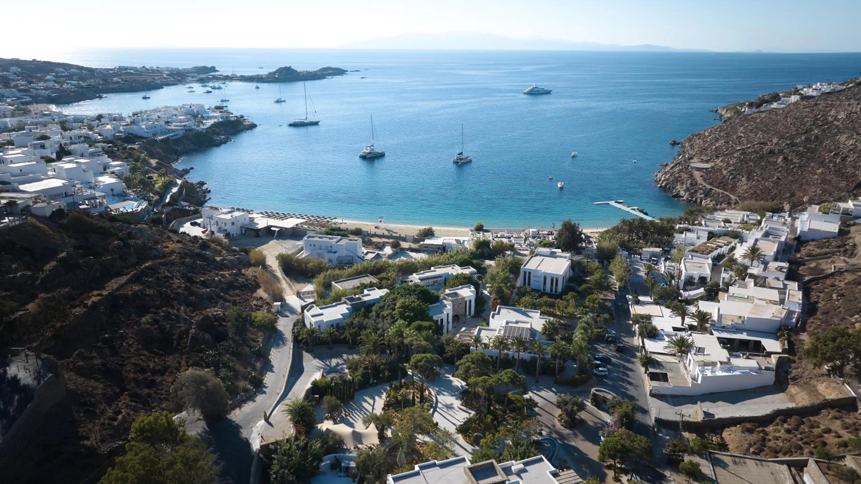 Property building in Nammos Hotel Mykonos