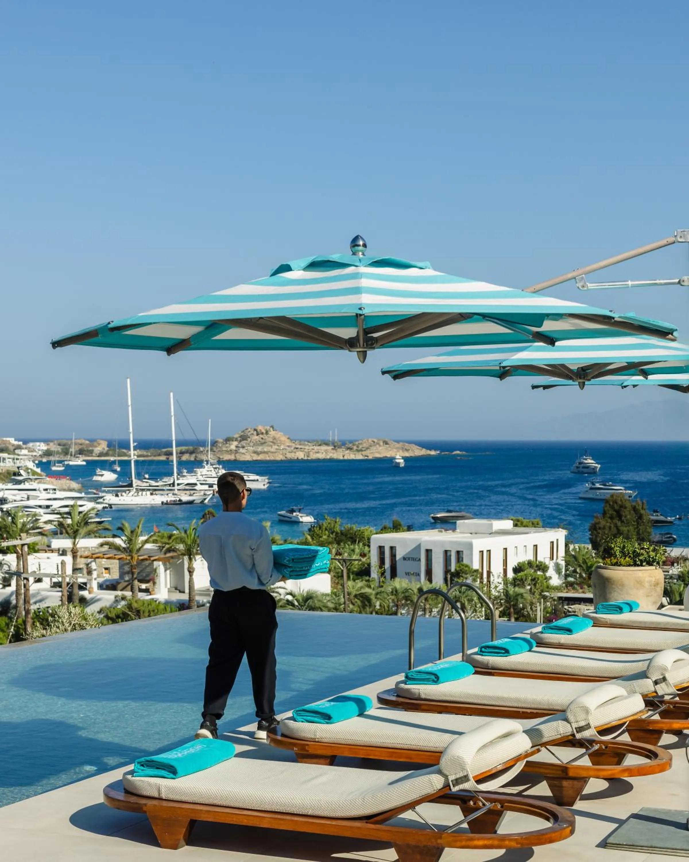 Sea view in Nammos Hotel Mykonos