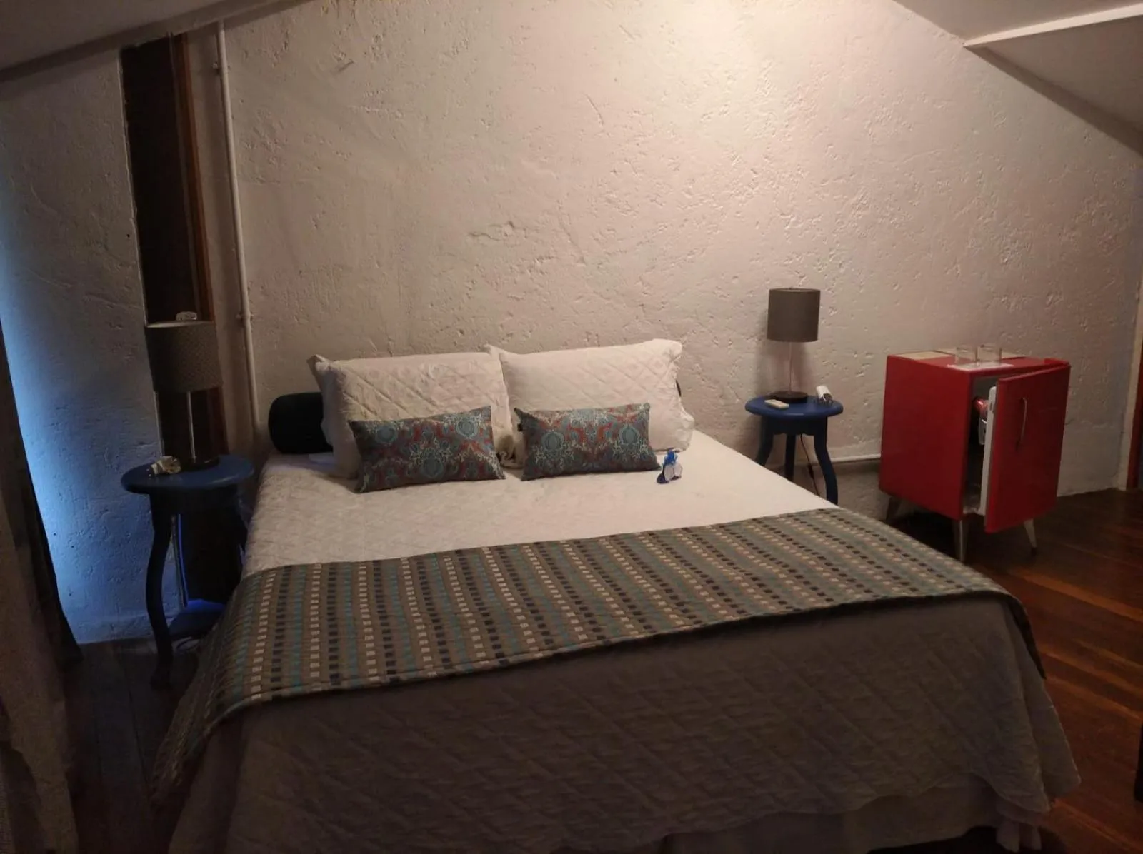 Bed in Pousada Casa das Flores