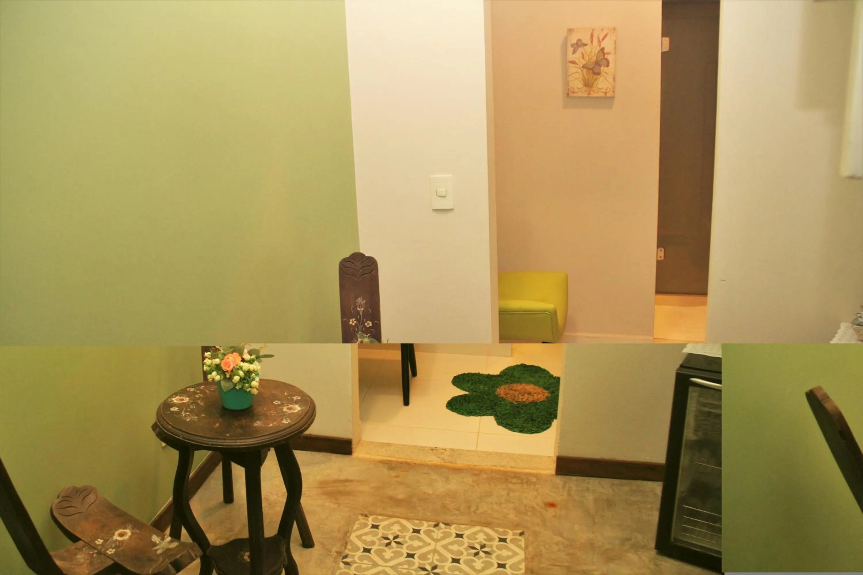 Photo of the whole room in Pousada Casa das Flores