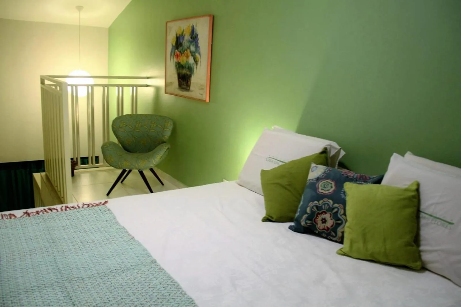 Bed in Pousada Casa das Flores