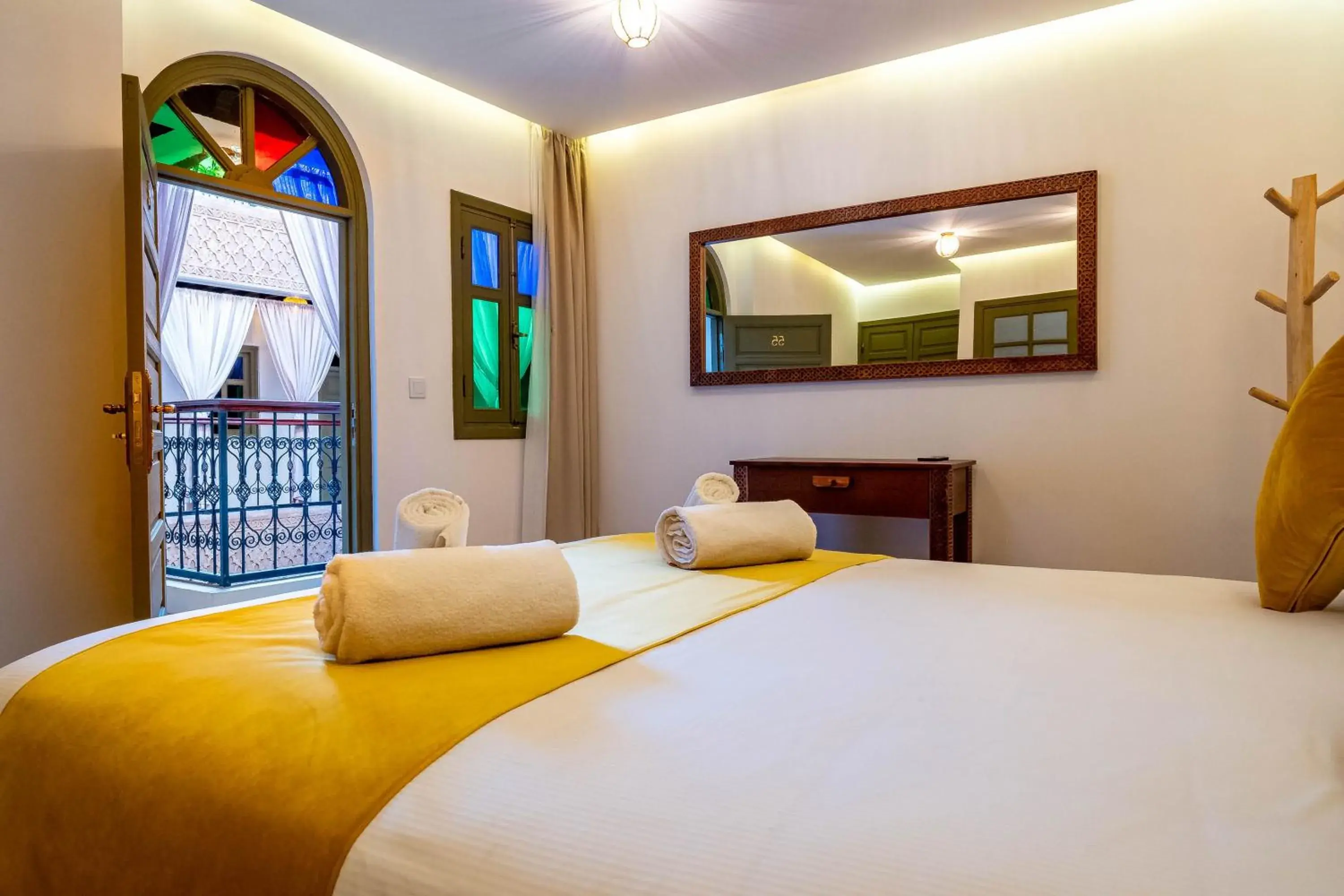 Bed in Riad Hamdane Rooftop & SPA Bed in Riad Hamdane Rooftop & SPA