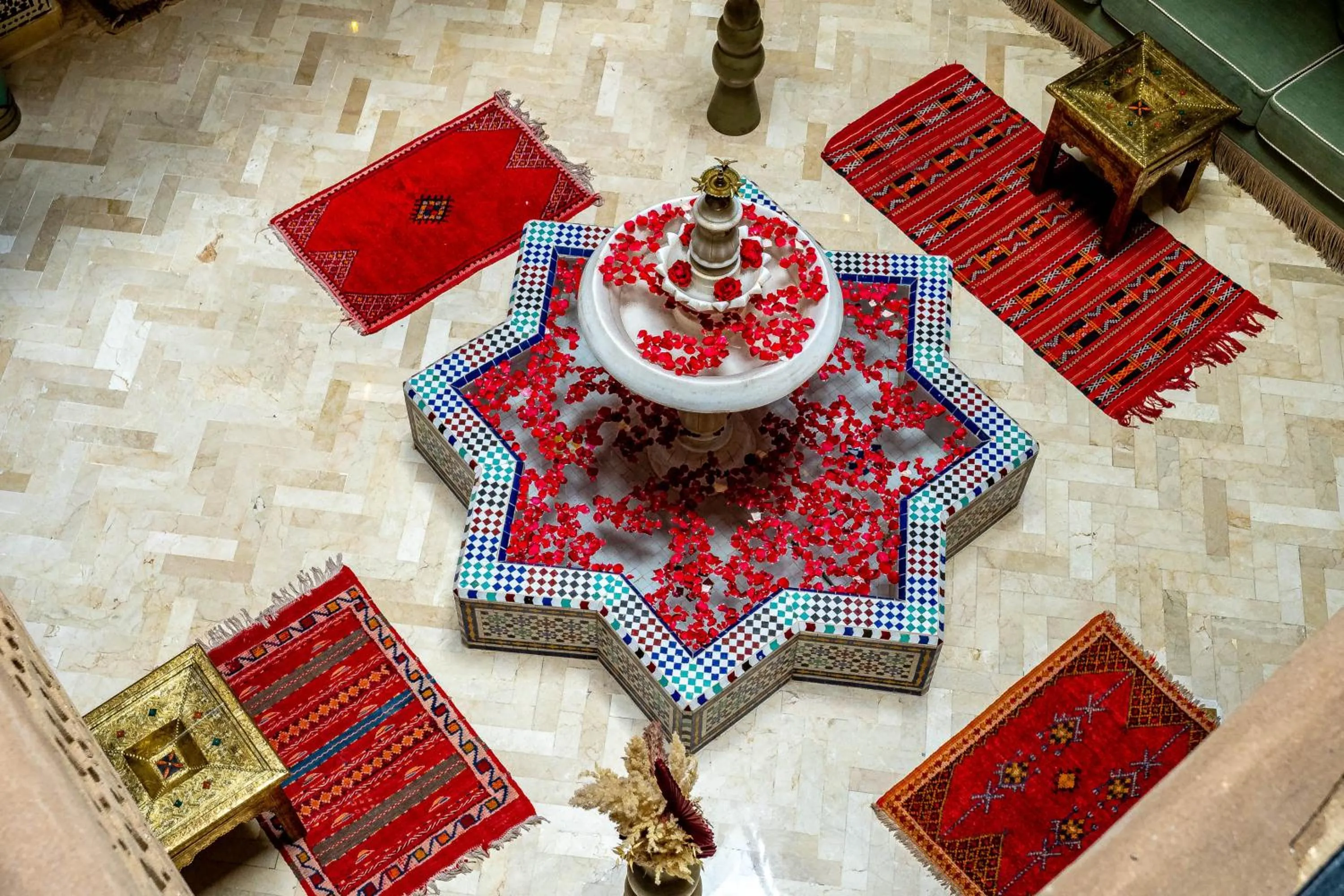 Living room in Riad Hamdane Rooftop & SPA