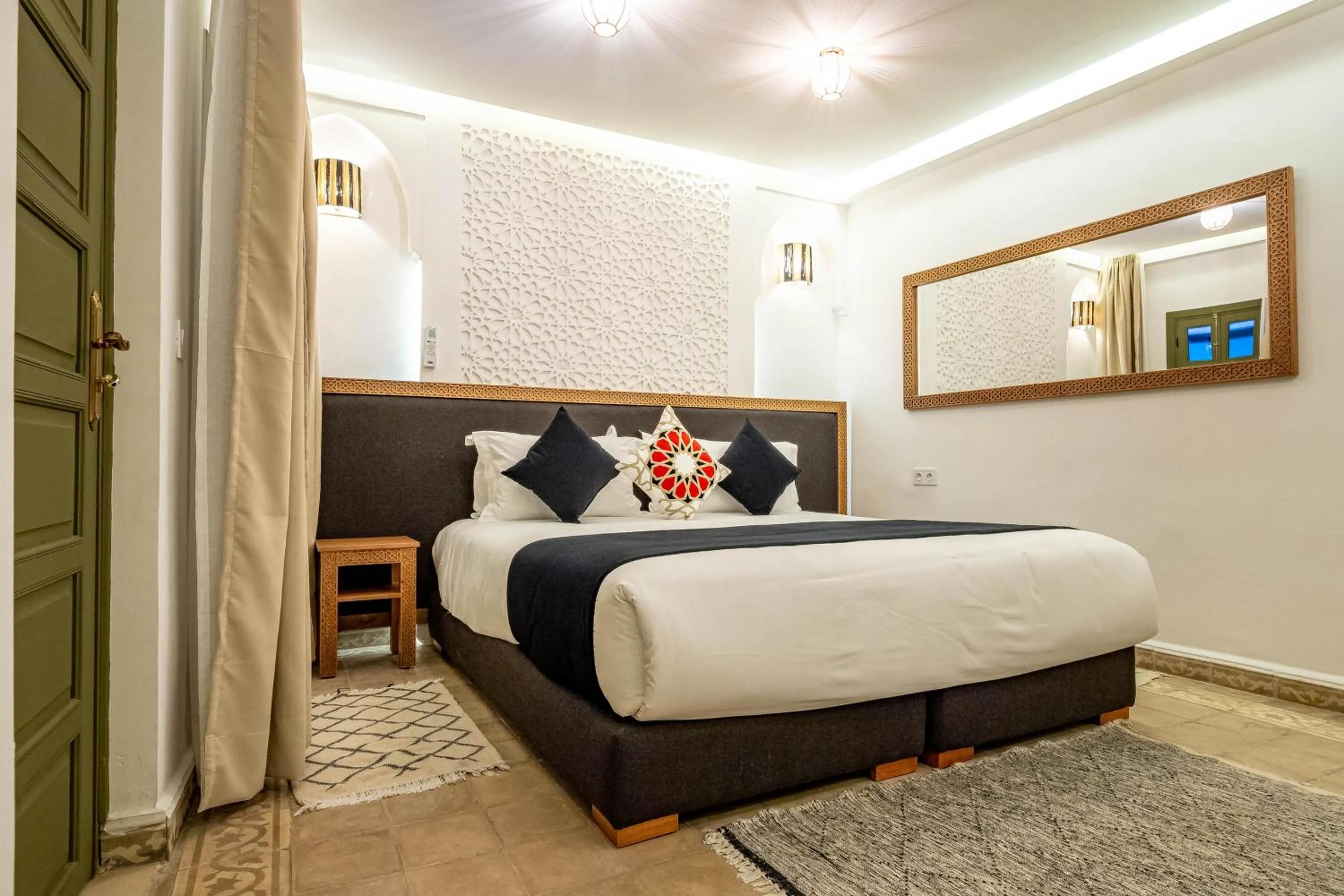 Bed in Riad Hamdane Rooftop & SPA