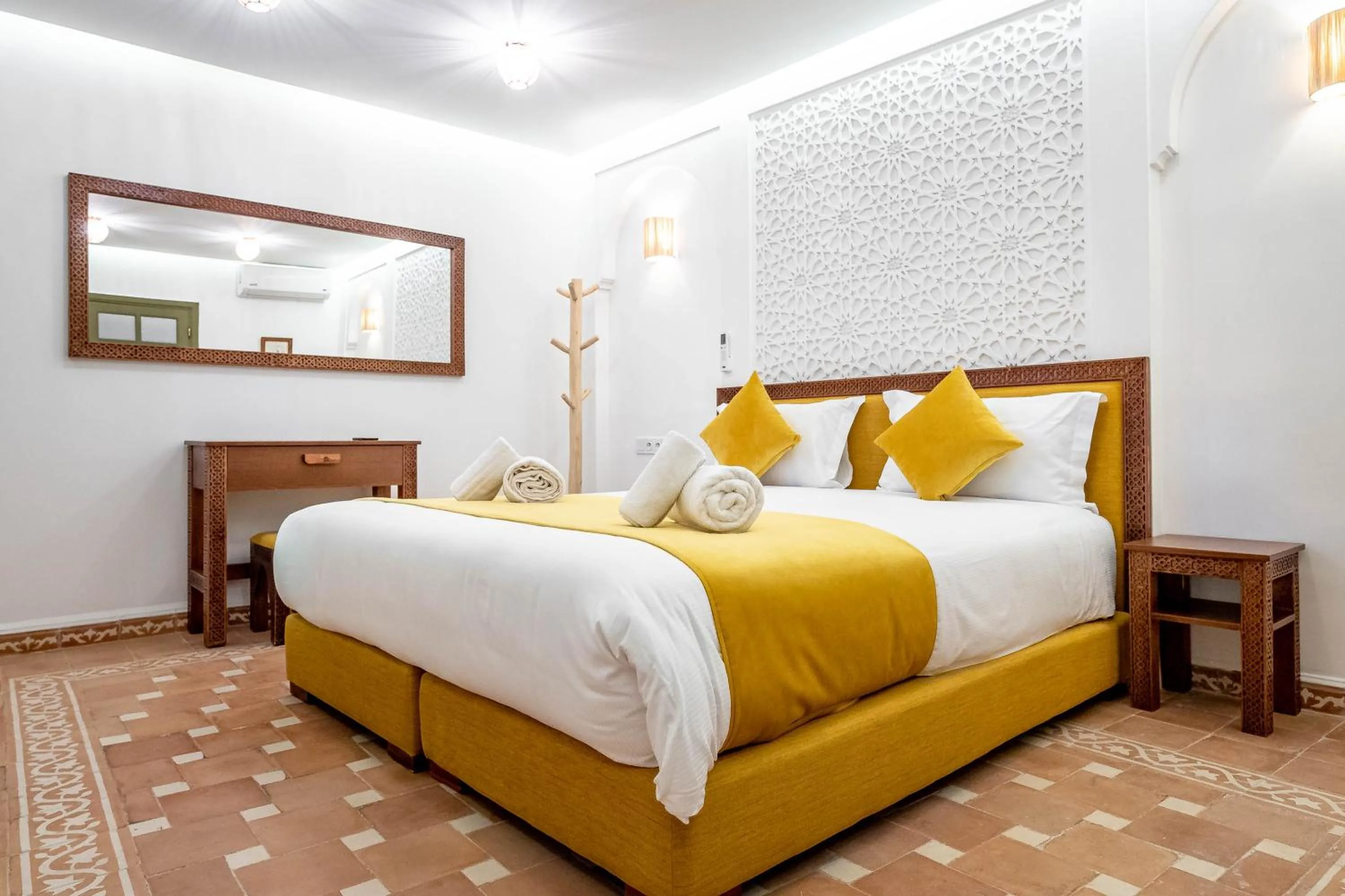 Bed in Riad Hamdane Rooftop & SPA