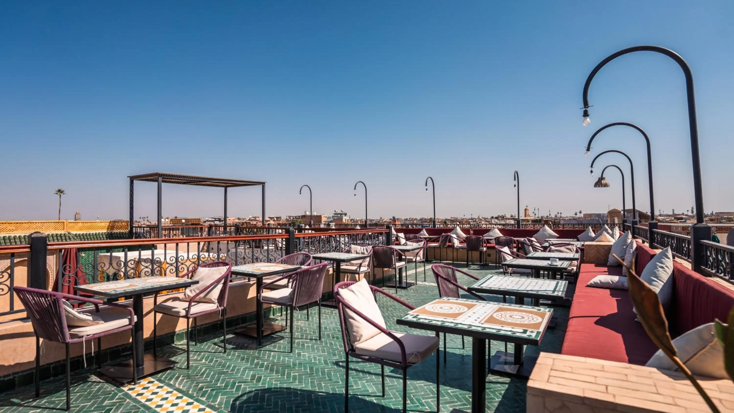 Patio in Riad Hamdane Rooftop & SPA