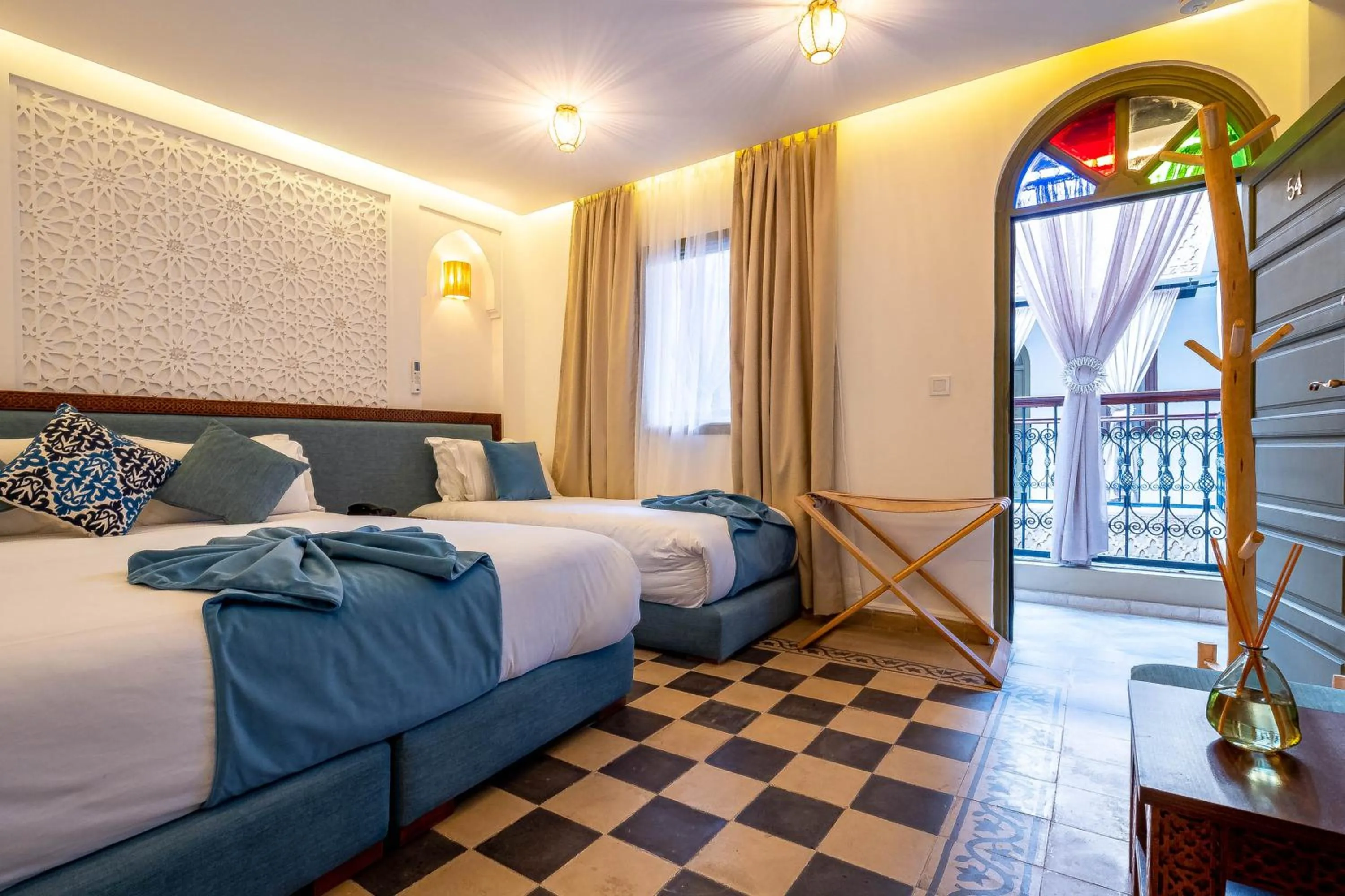 Bed in Riad Hamdane Rooftop & SPA