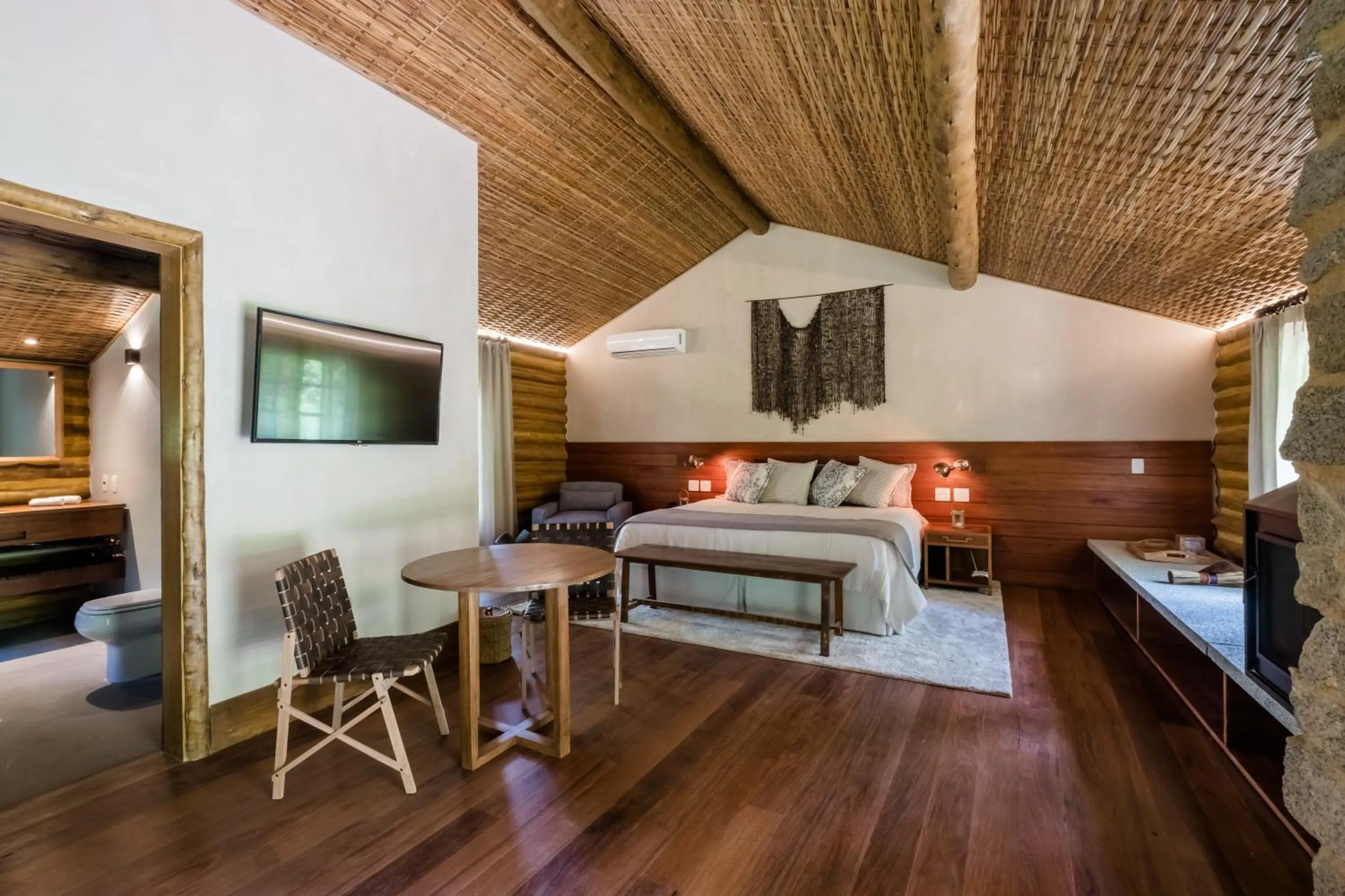 Bed in Pousada Tankamana