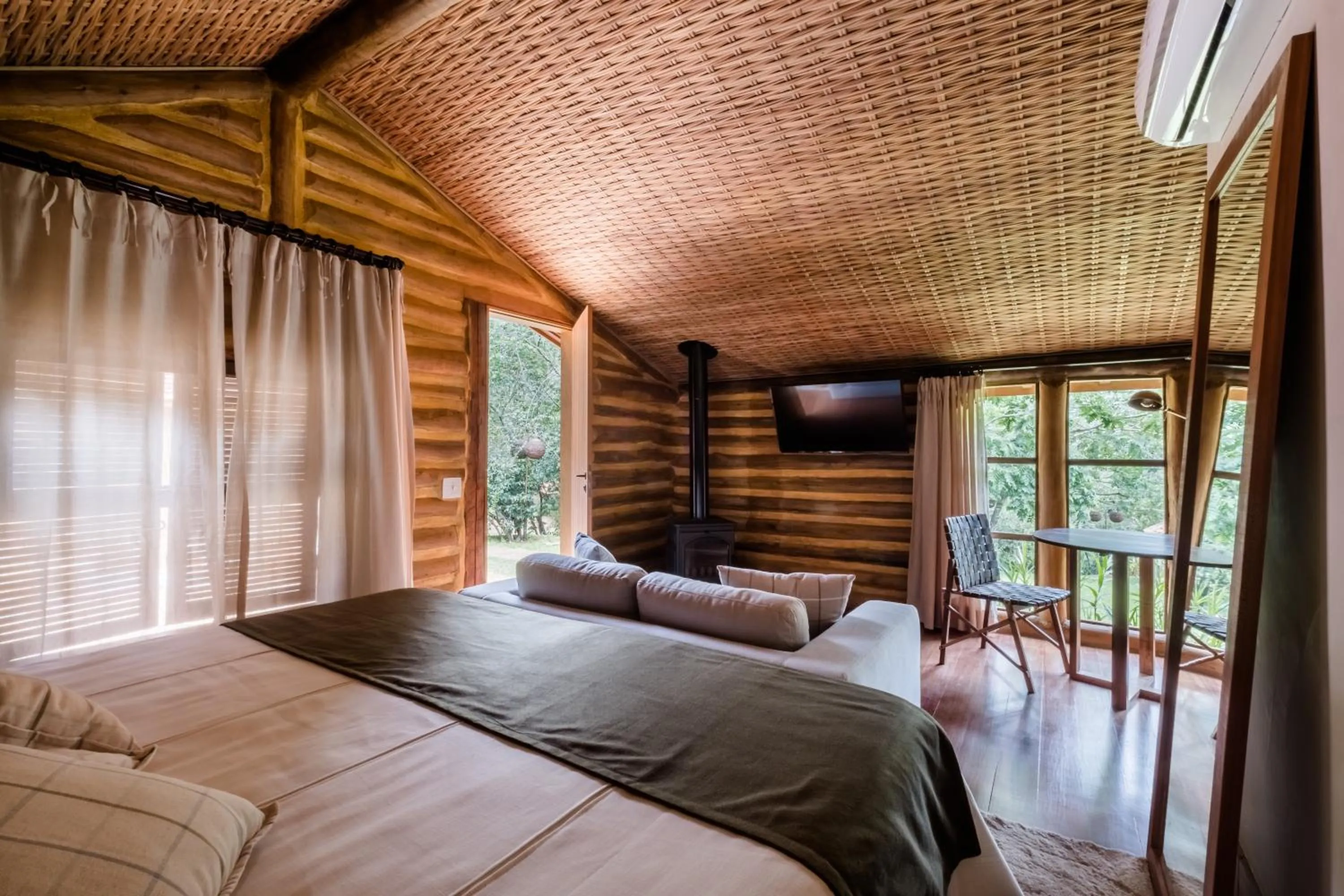 Bed in Pousada Tankamana