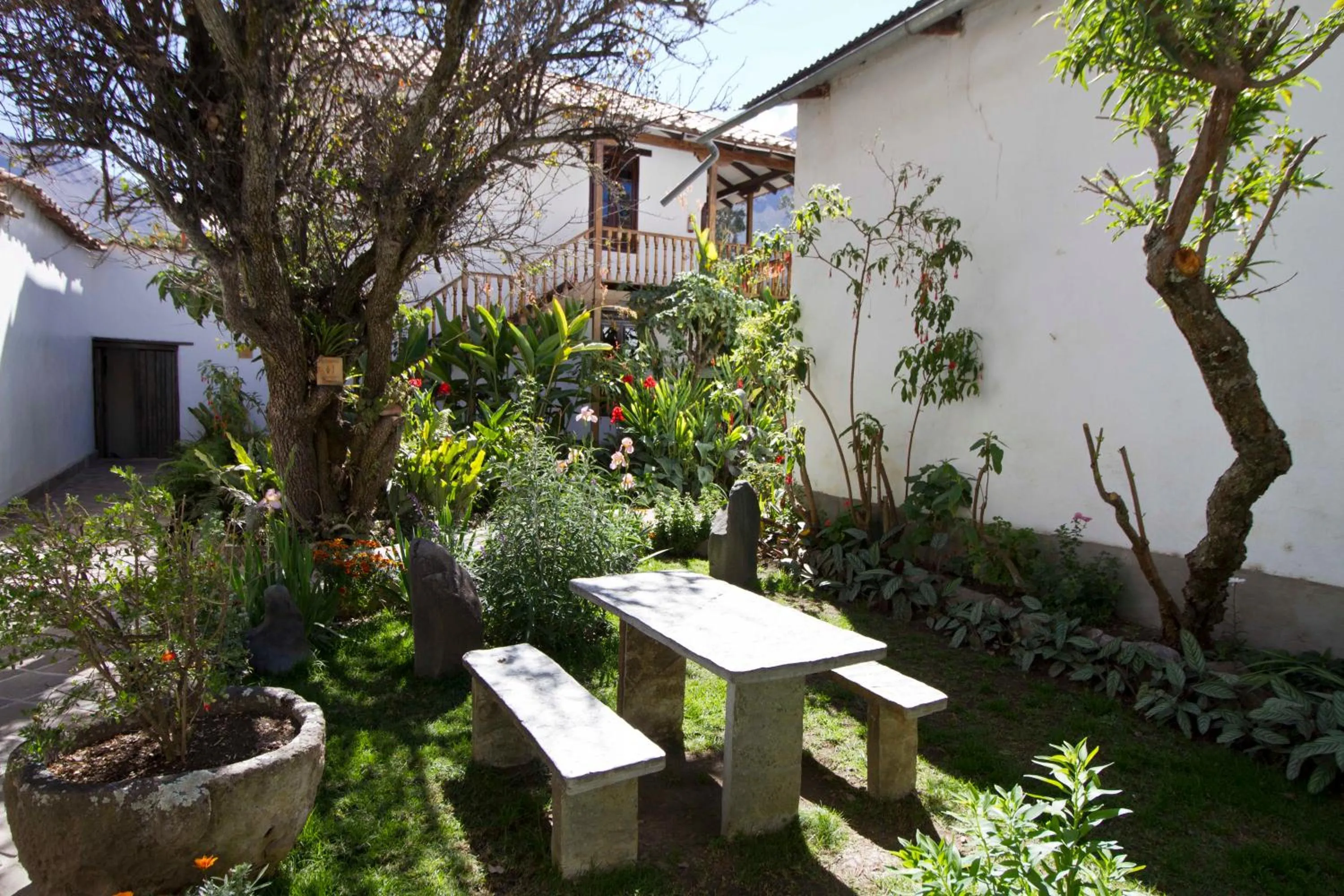 Garden in El Albergue Ollantaytambo