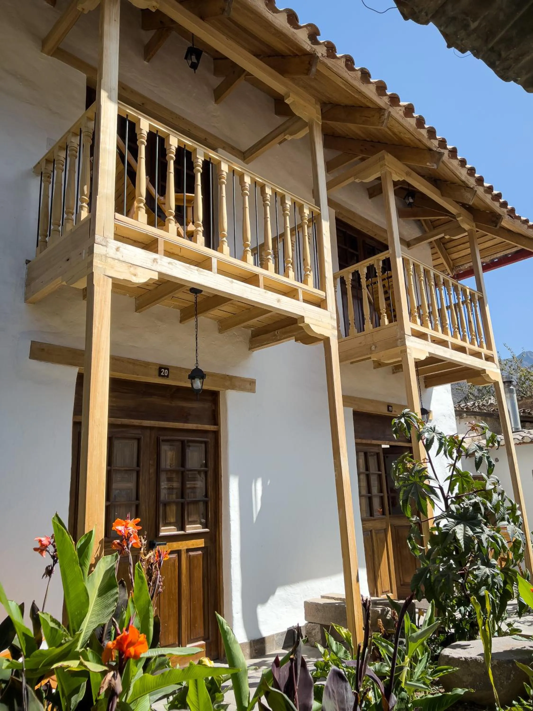 Balcony/Terrace in El Albergue Ollantaytambo