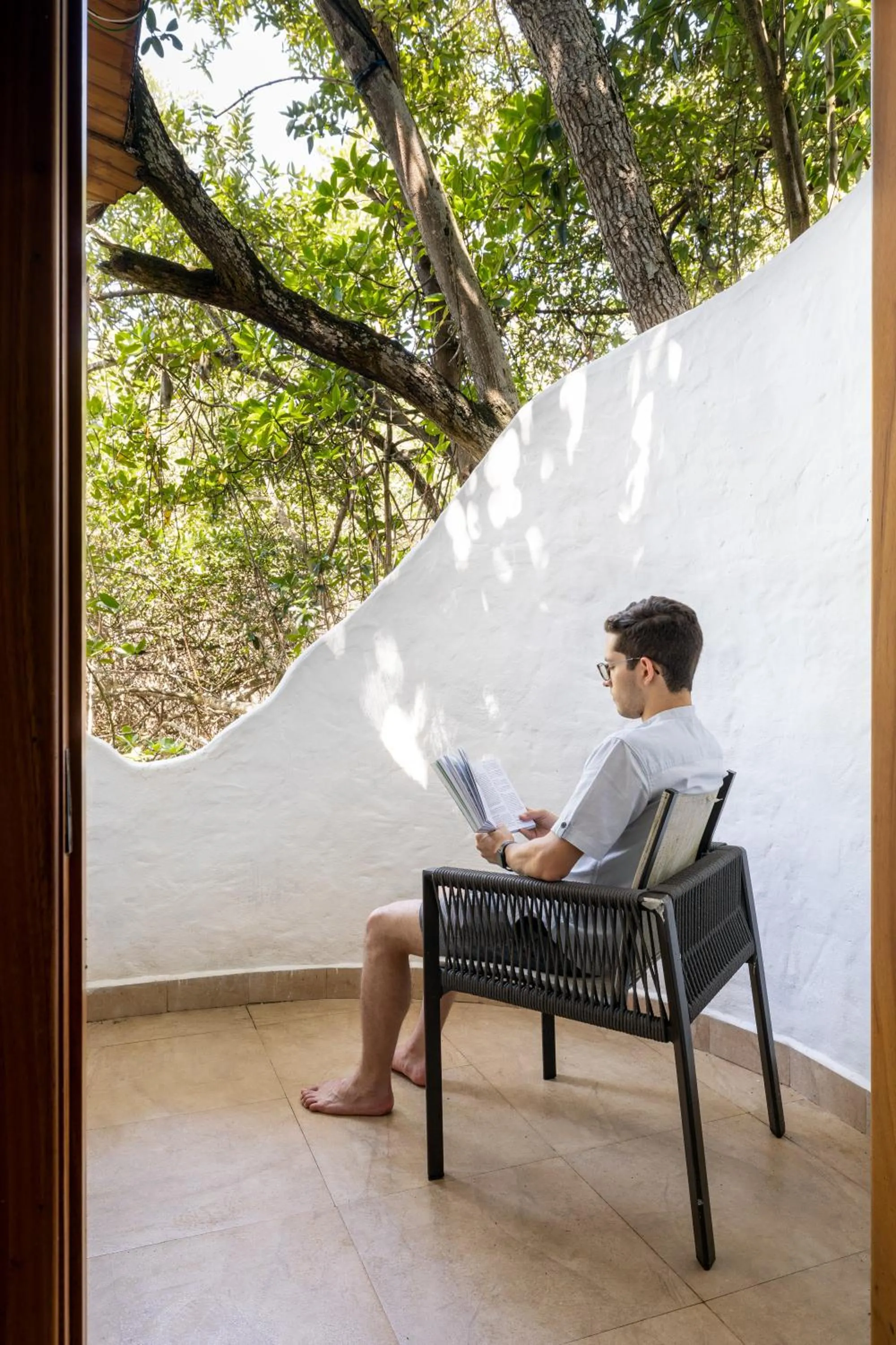 Balcony/Terrace in Blu Galapagos Sustainable Waterfront Lodge
