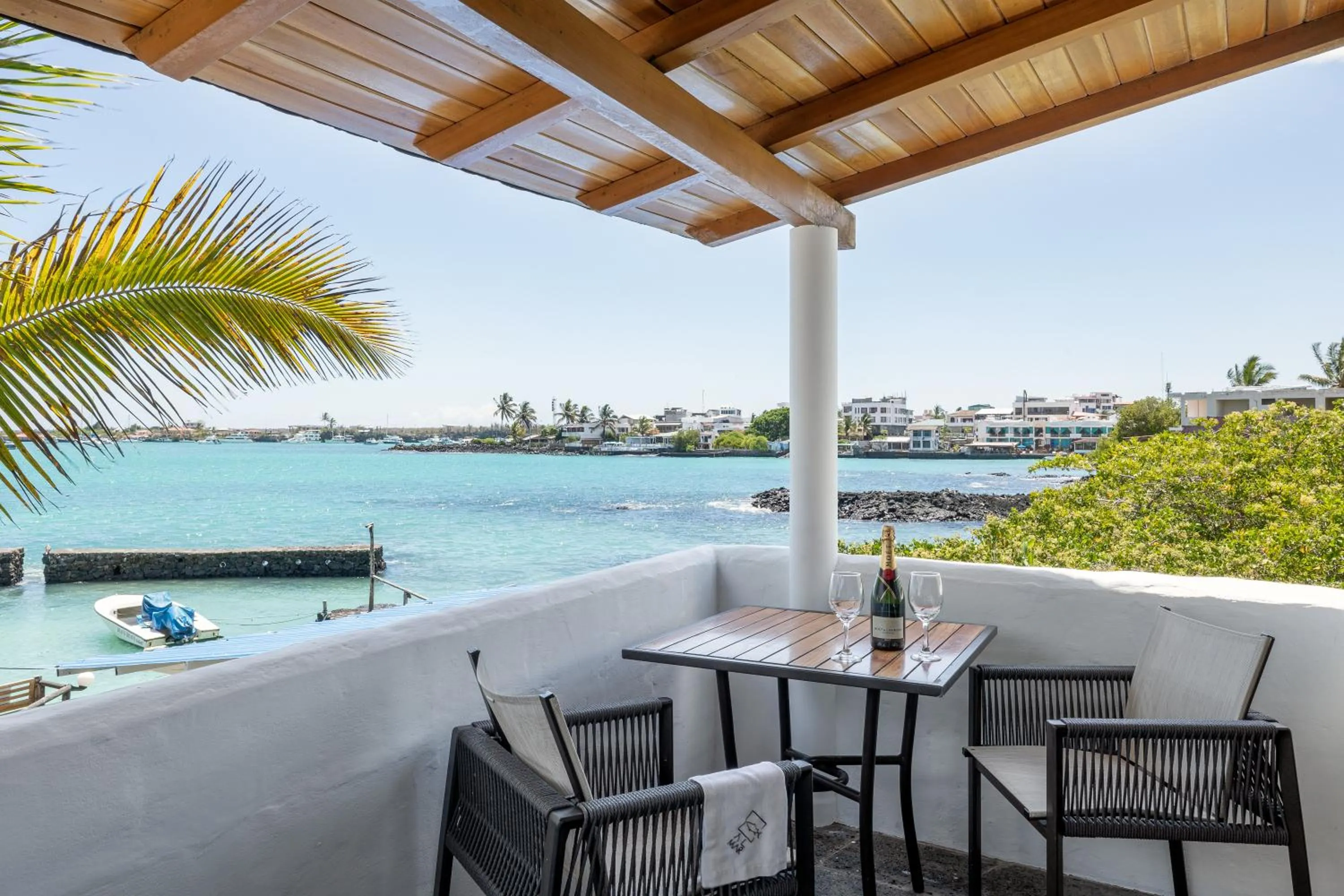 Balcony/Terrace in Blu Galapagos Sustainable Waterfront Lodge