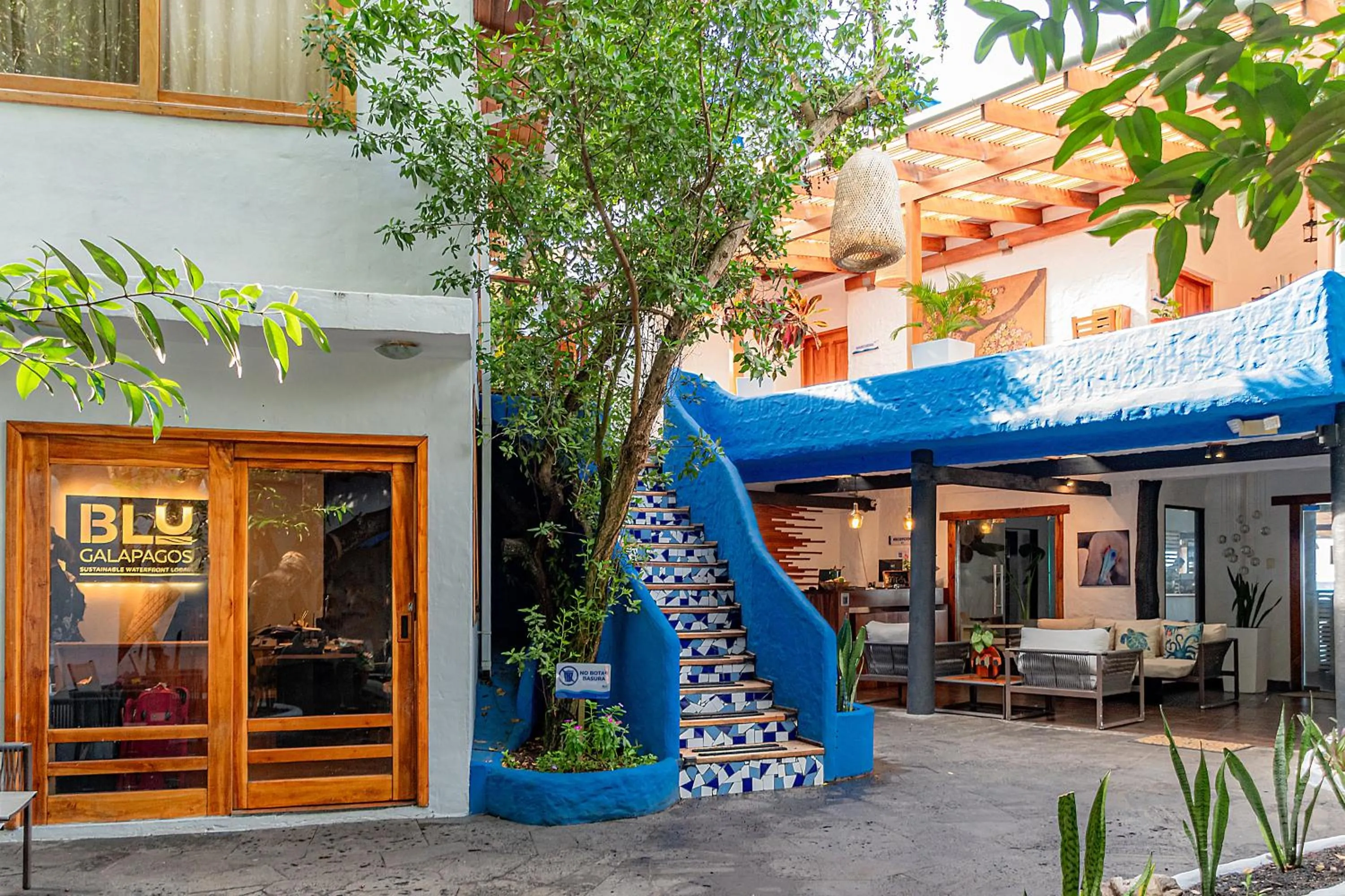 Property building in Blu Galapagos Sustainable Waterfront Lodge