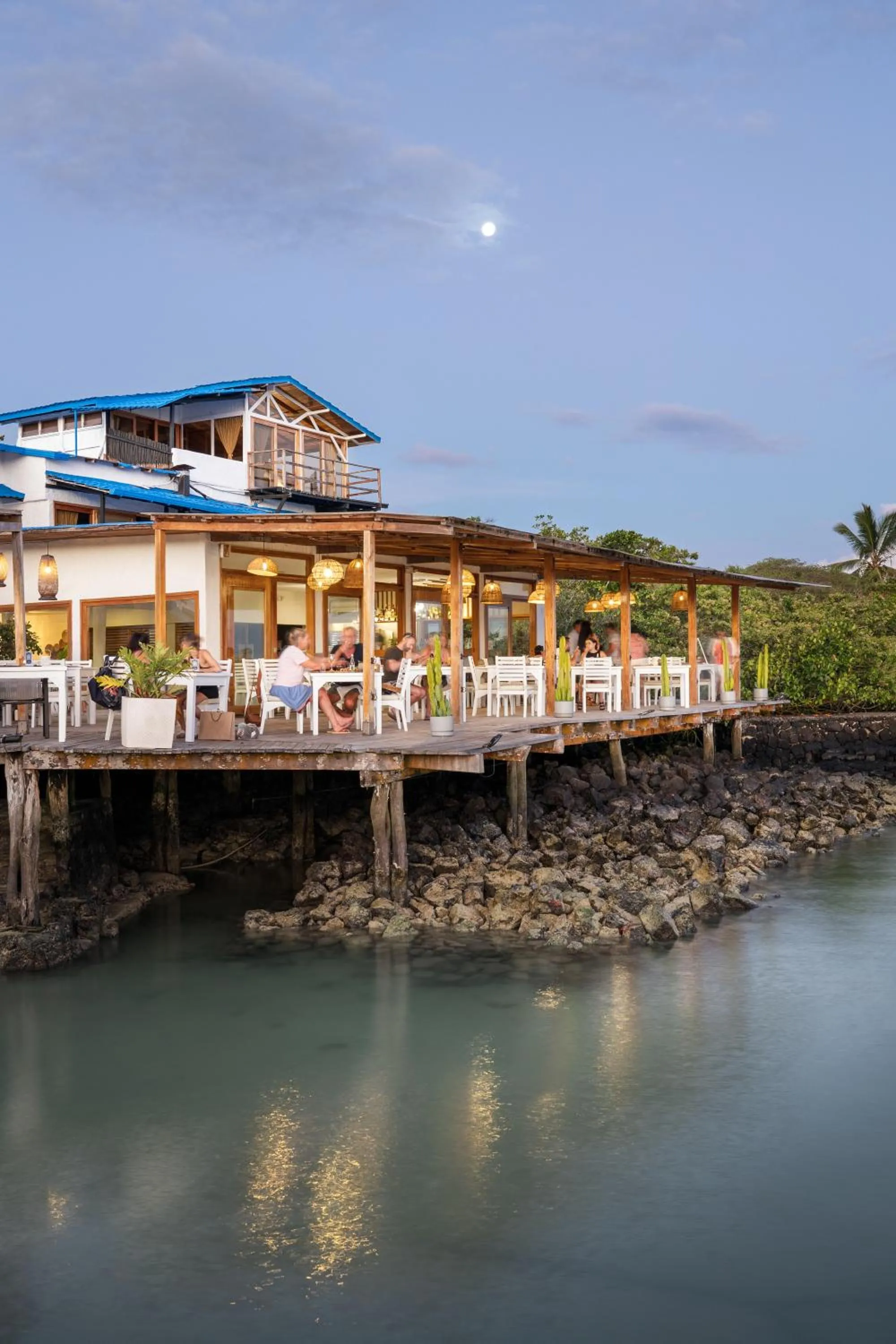 Restaurant/places to eat in Blu Galapagos Sustainable Waterfront Lodge