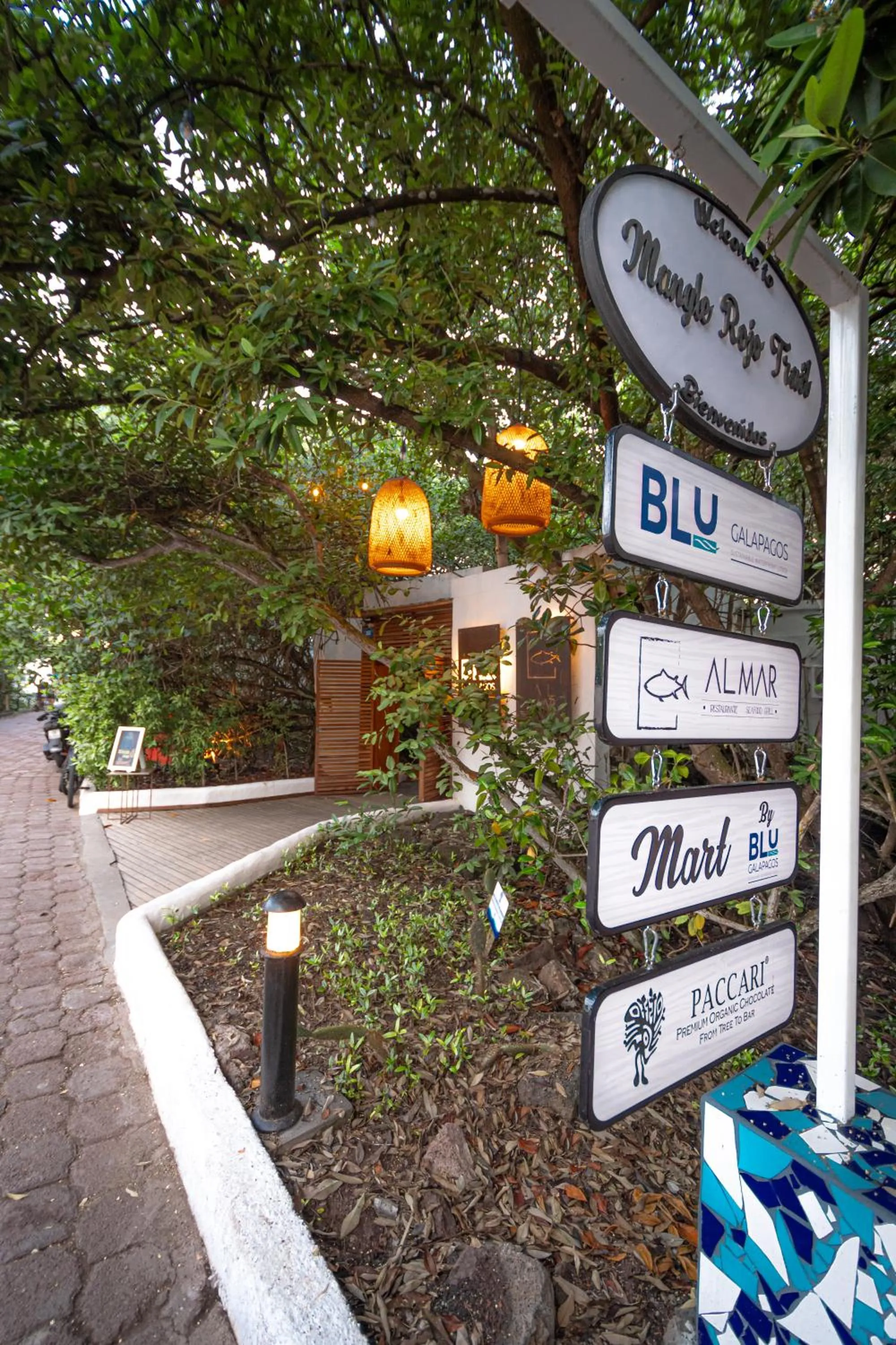 Facade/entrance in Blu Galapagos Sustainable Waterfront Lodge
