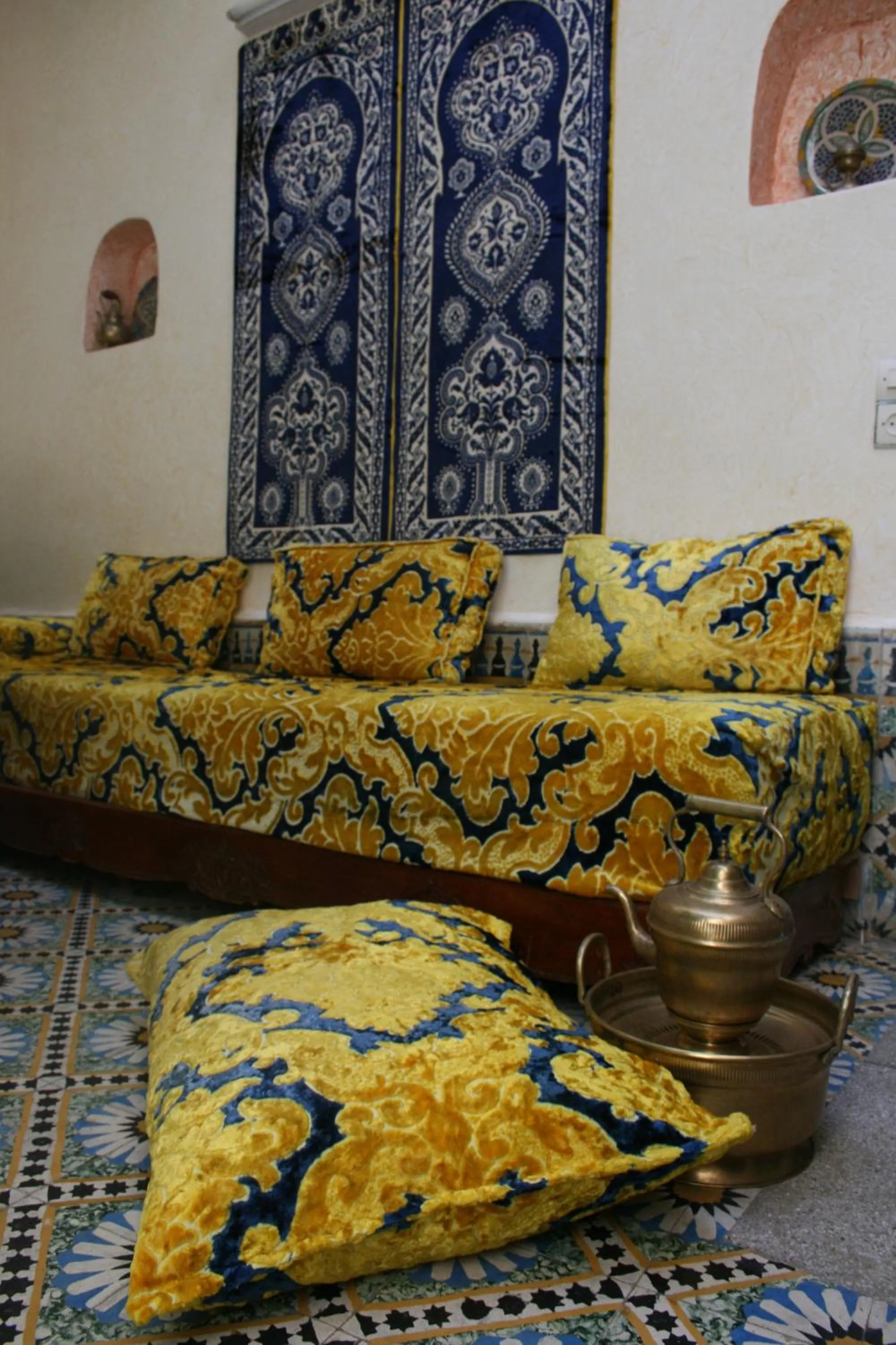 Decorative detail in Riad Lalla Fatima