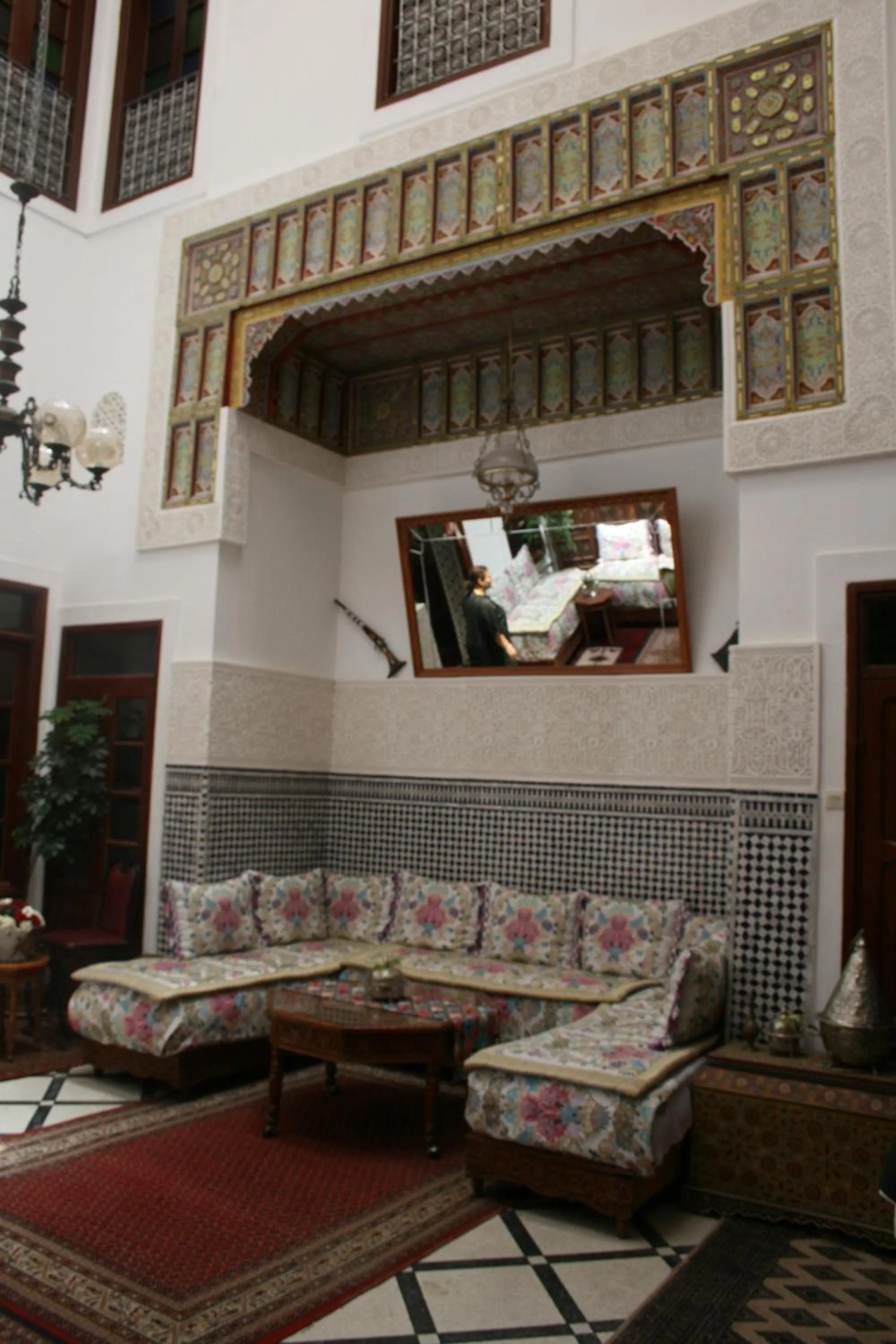 Lobby or reception in Riad Lalla Fatima