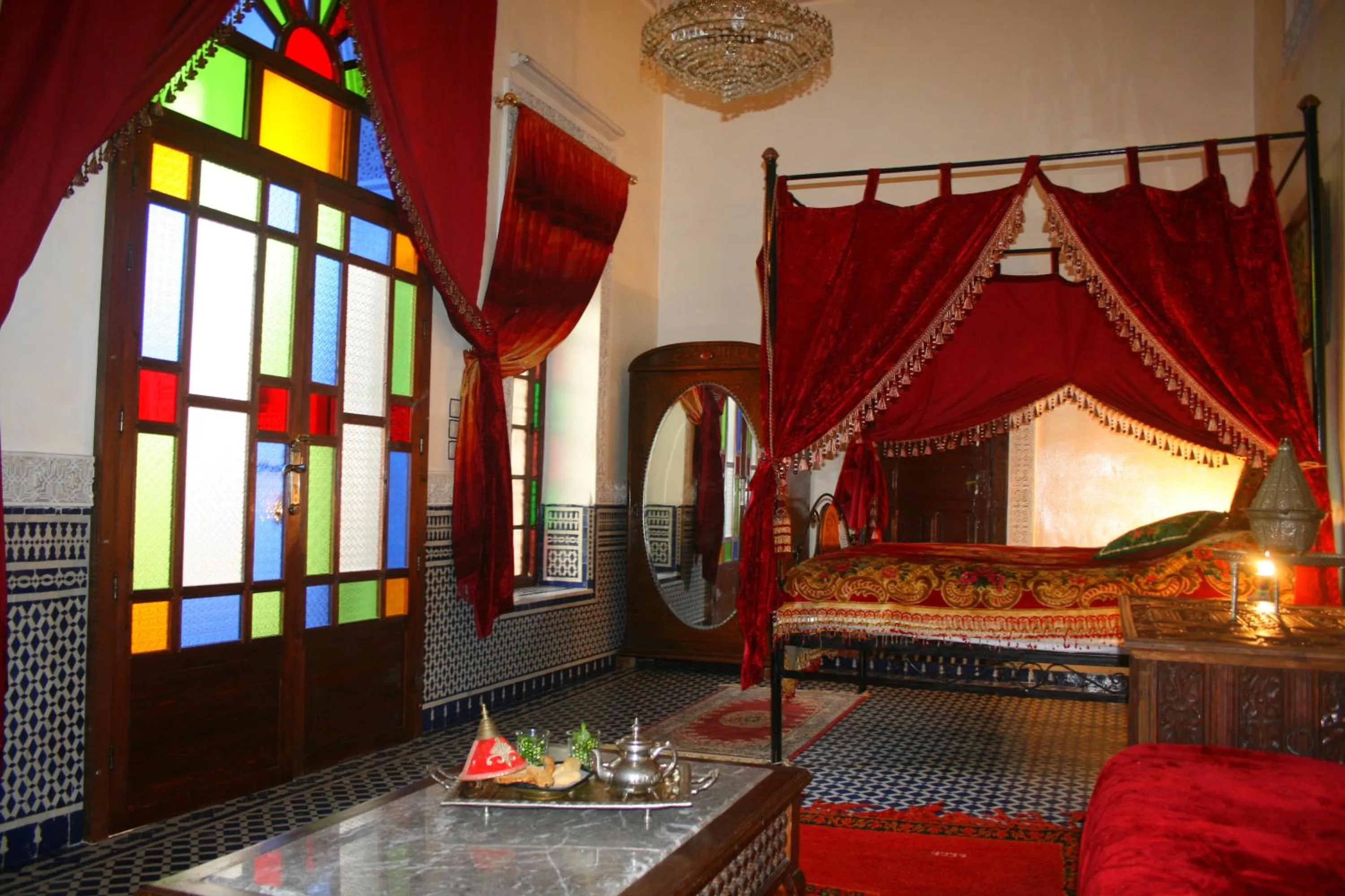 Photo of the whole room in Riad Lalla Fatima