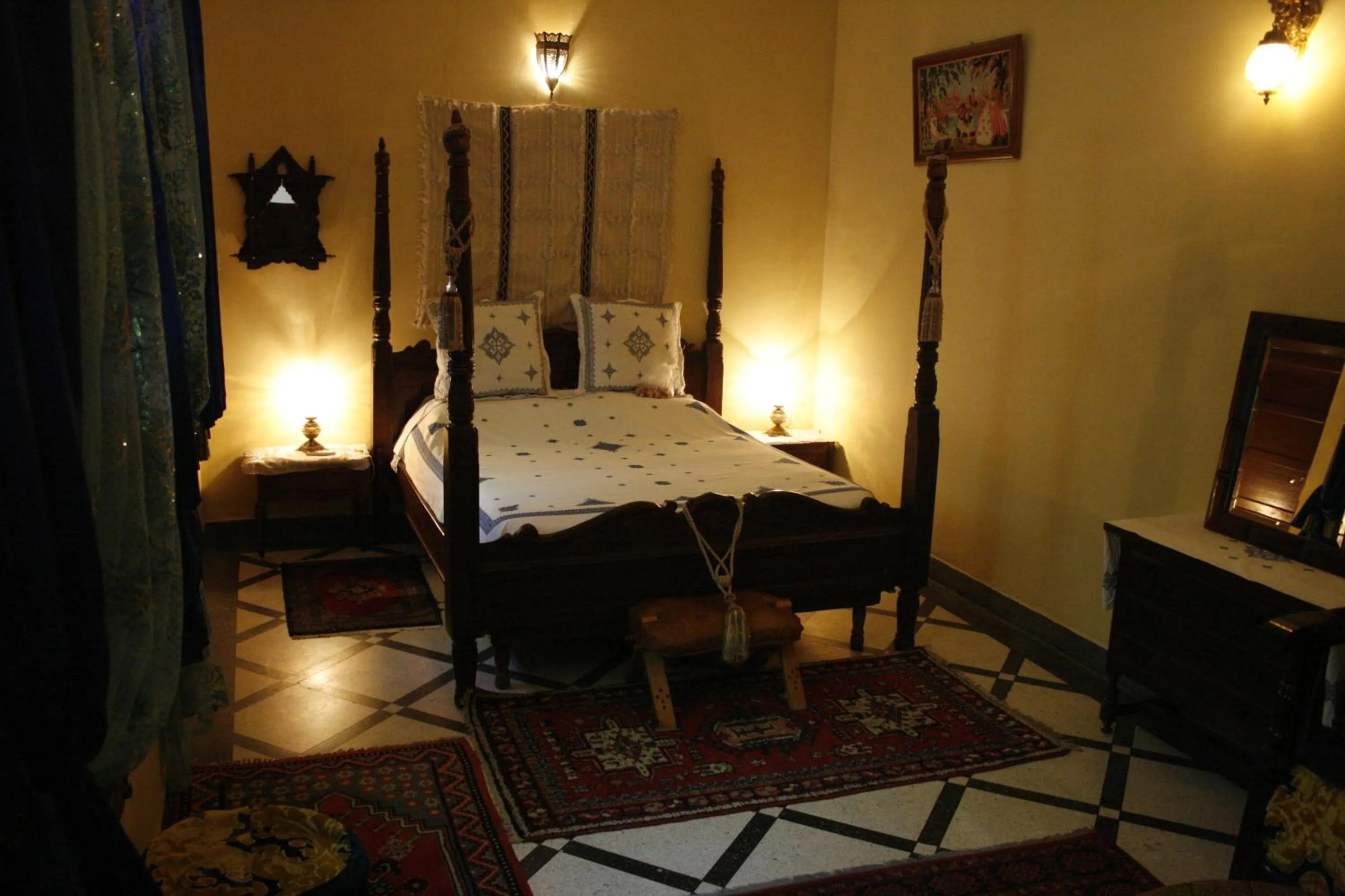 Bedroom in Riad Lalla Fatima