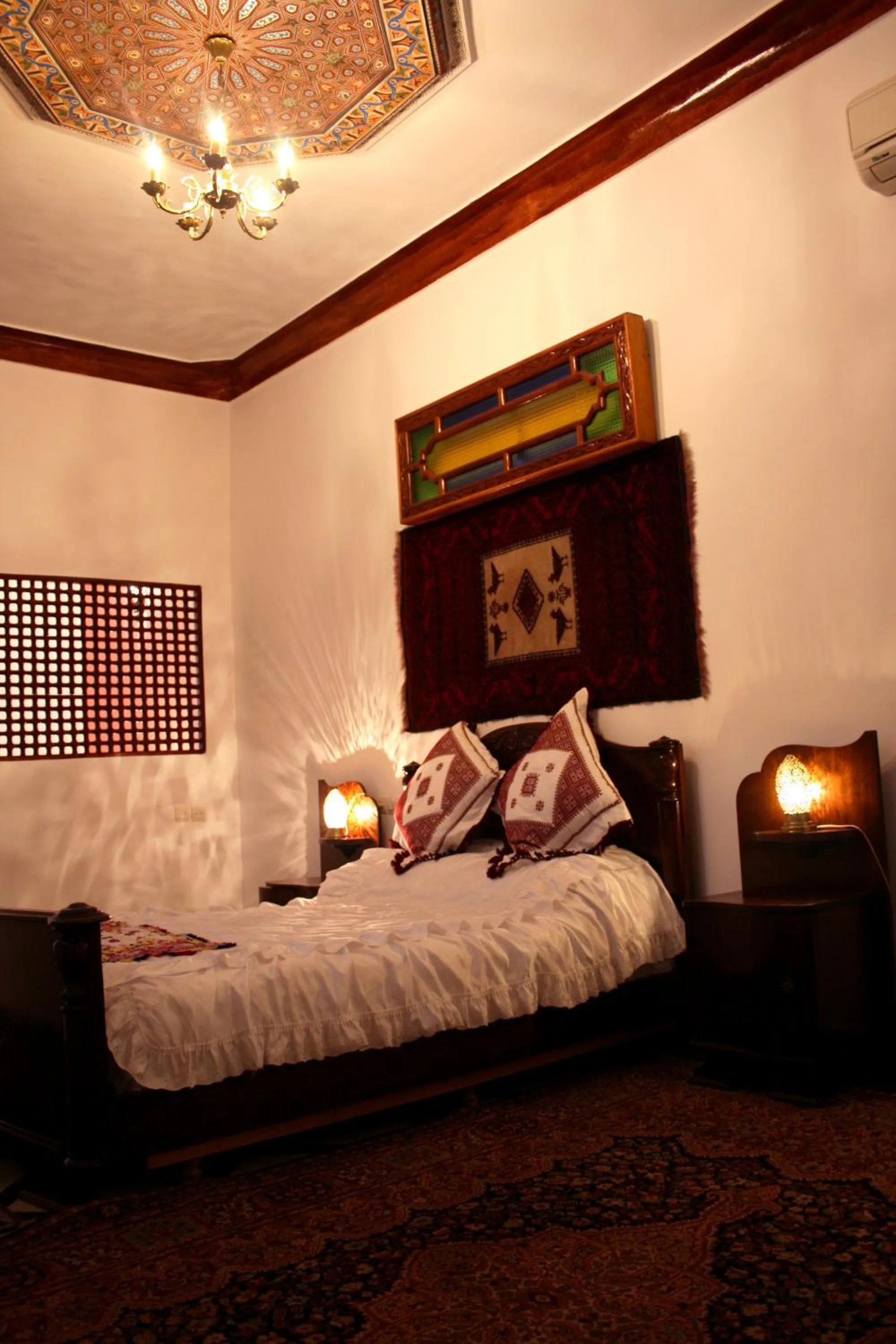 Photo of the whole room, Bed in Riad Lalla Fatima